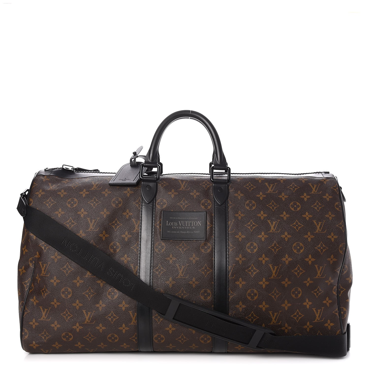 Louis Vuitton Waterproof Monogram Keepall Bandouliere 55