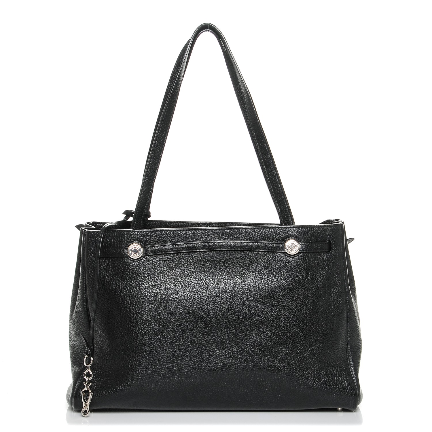 HERMES Bufflalo Cabana Tote Black 190106