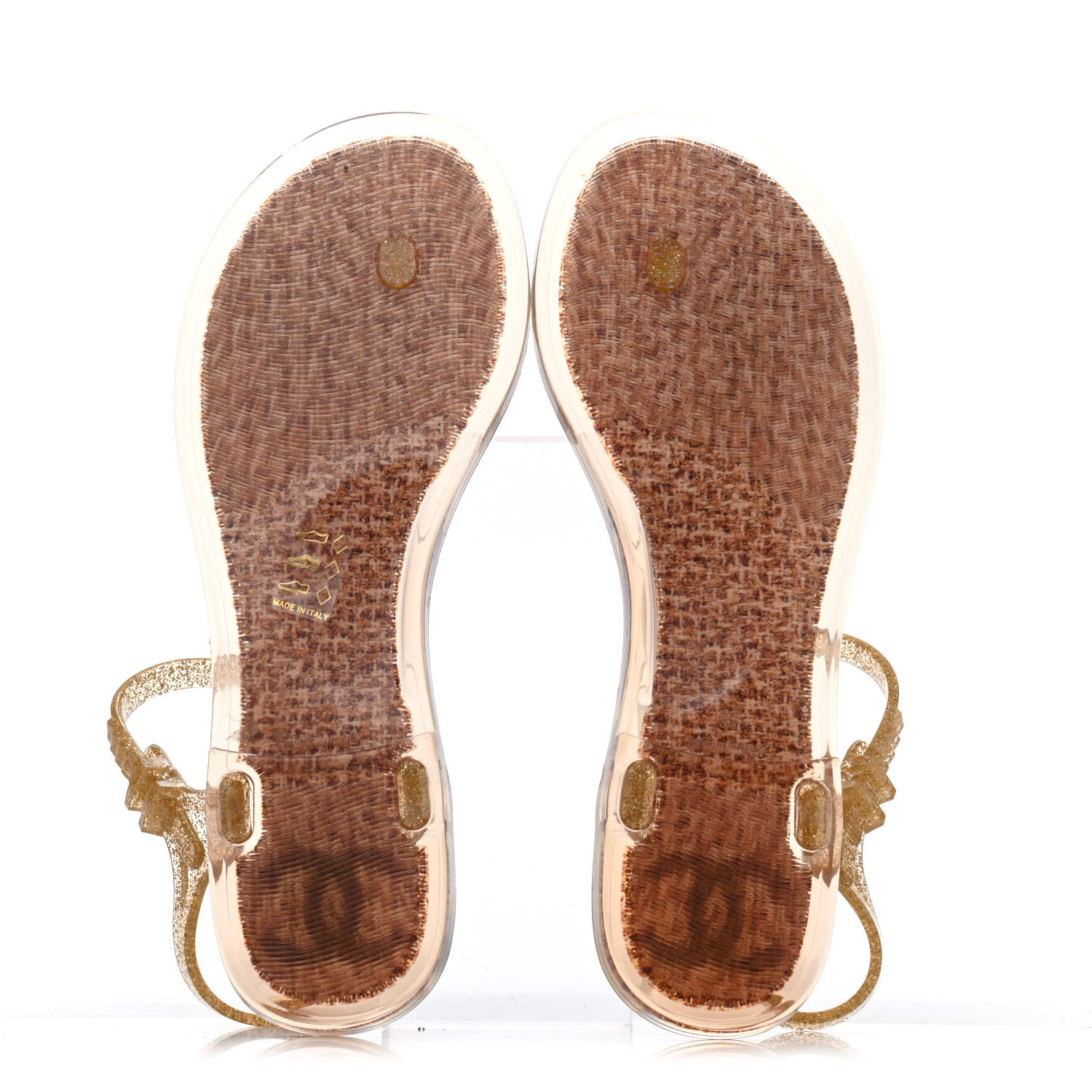 chanel jelly thong sandals