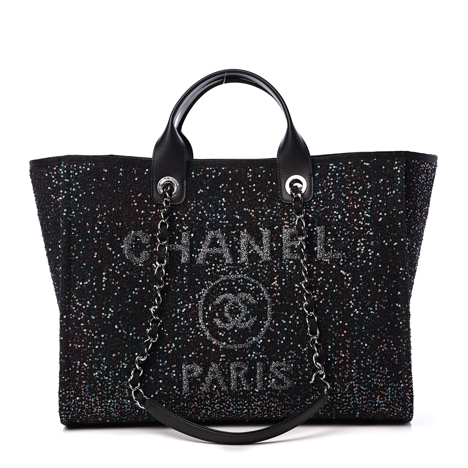 chanel sequin tote