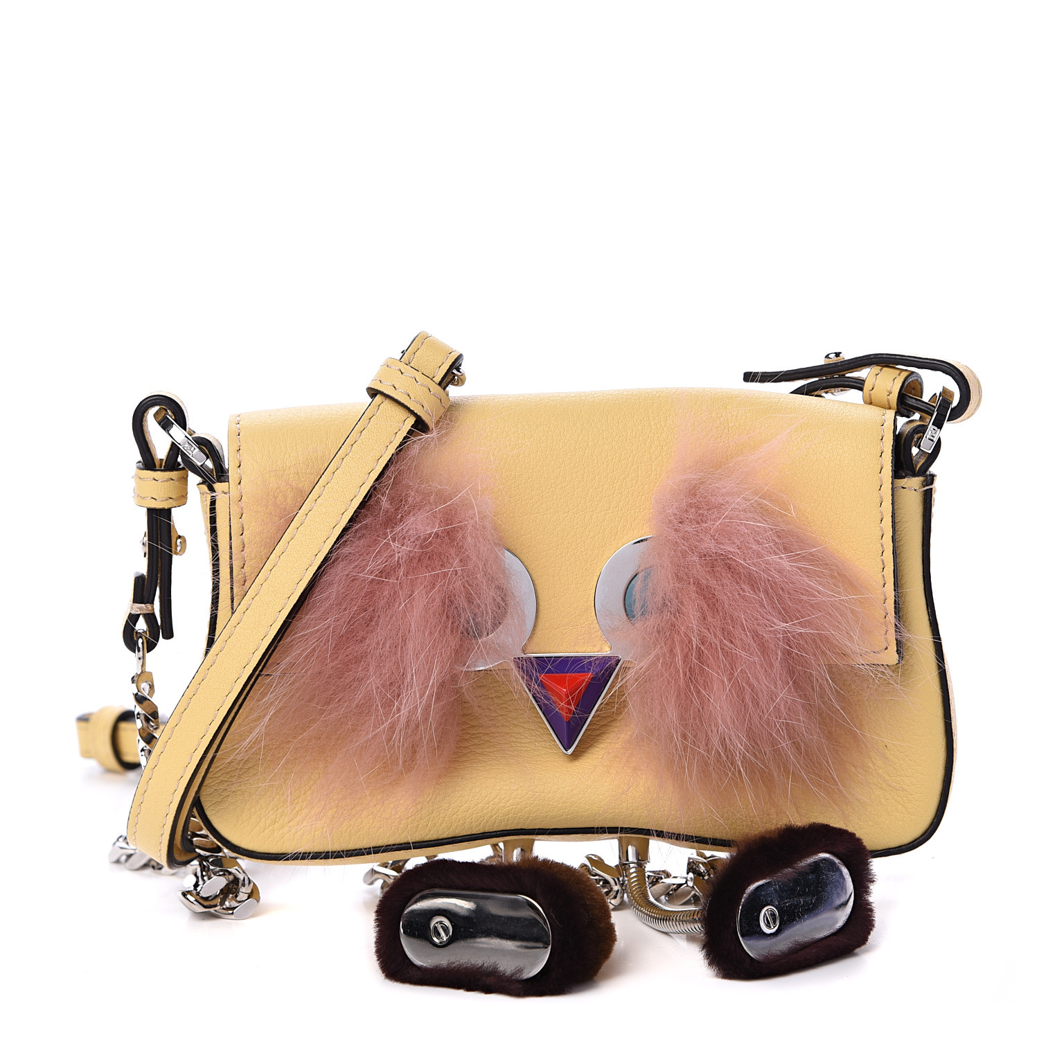 fendi fur baguette