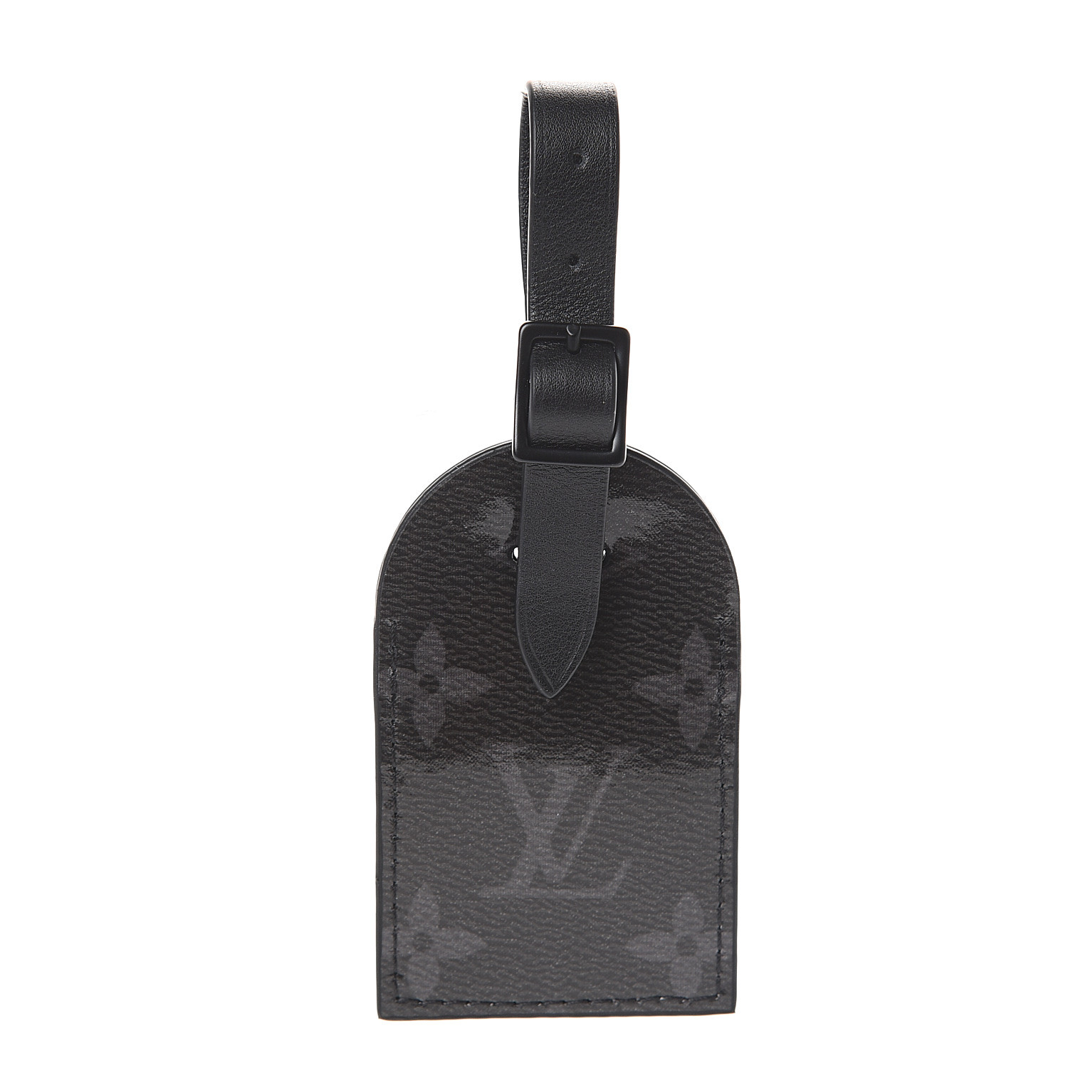 louis vuitton luggage tag black