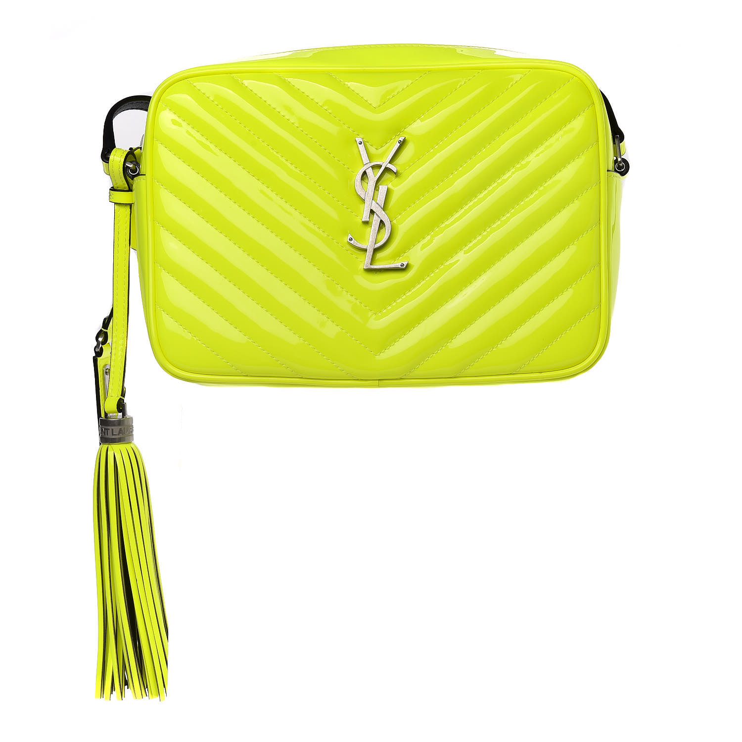 neon ysl bag