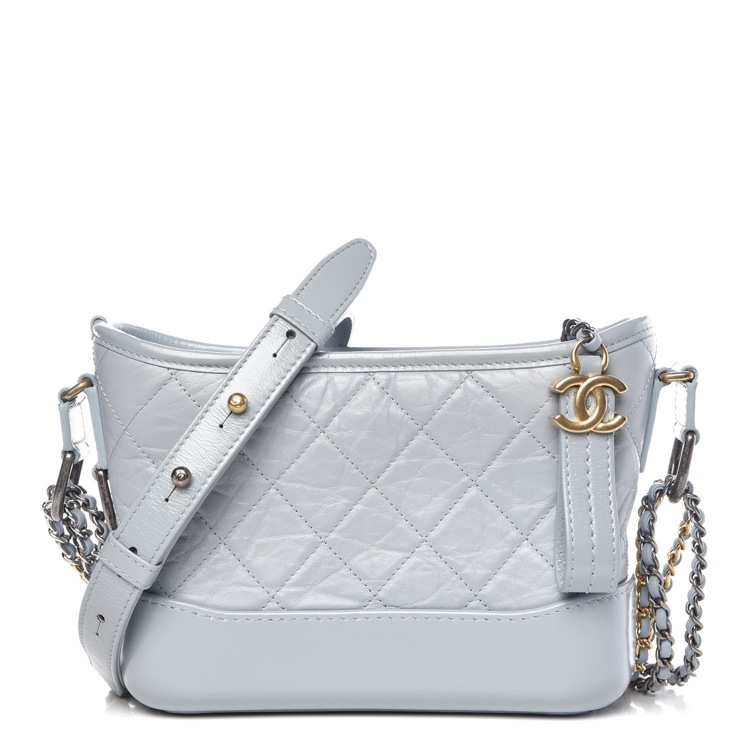 chanel gabrielle bag grey