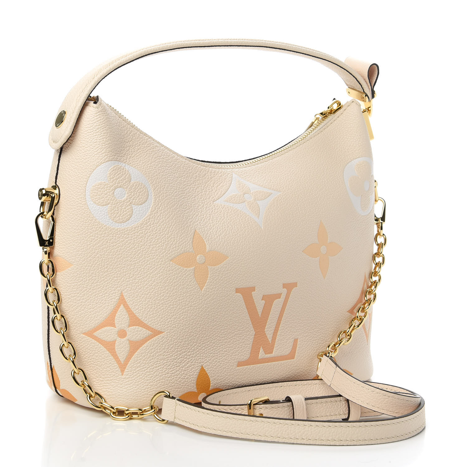 Louis Vuitton, Bags, Louis Vuitton Creme Safron By The Pool Marshmallow  Giant Monogram Gold Chain Bag