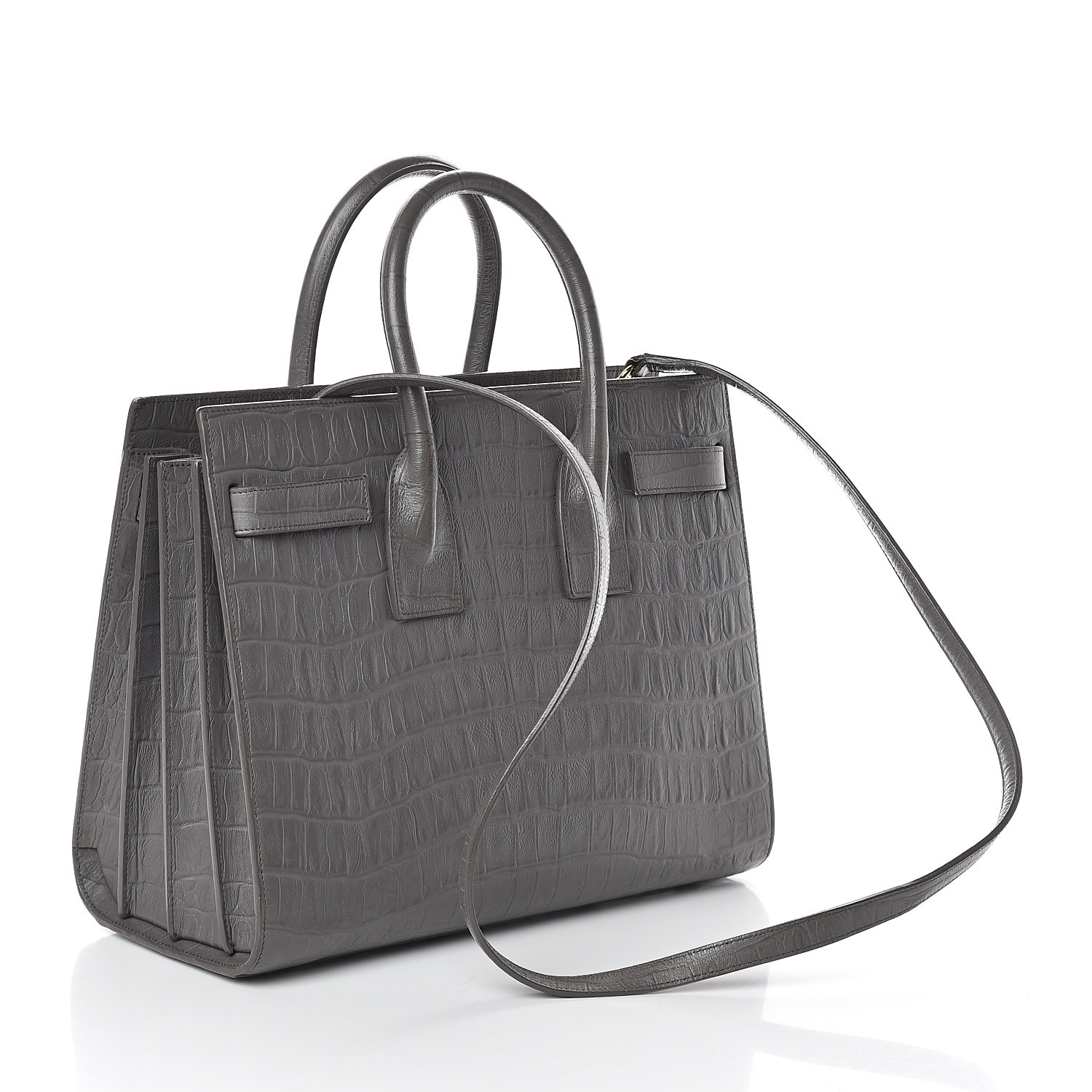 saint laurent sac de jour crocodile