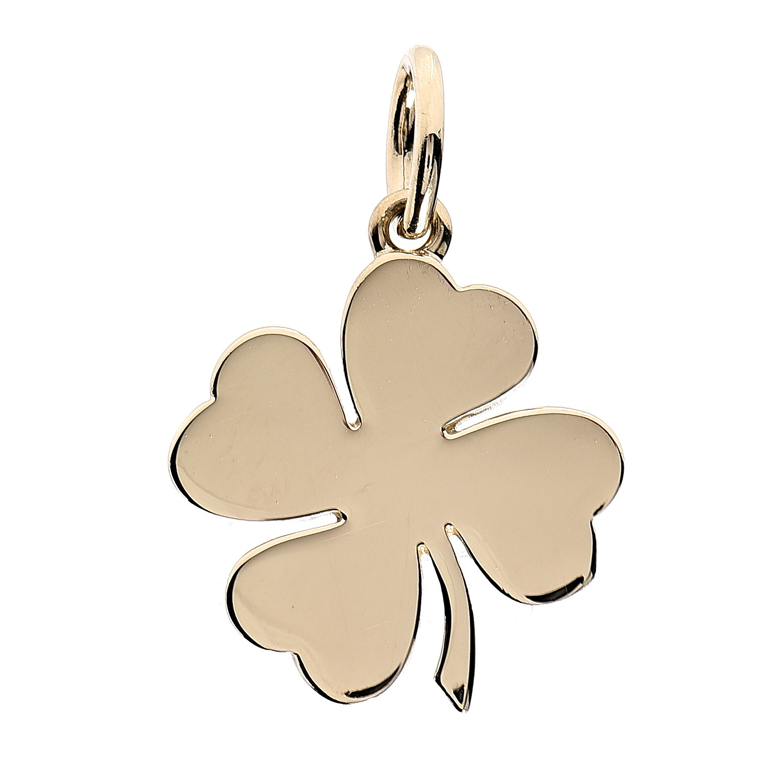 tiffany gold four leaf clover necklace