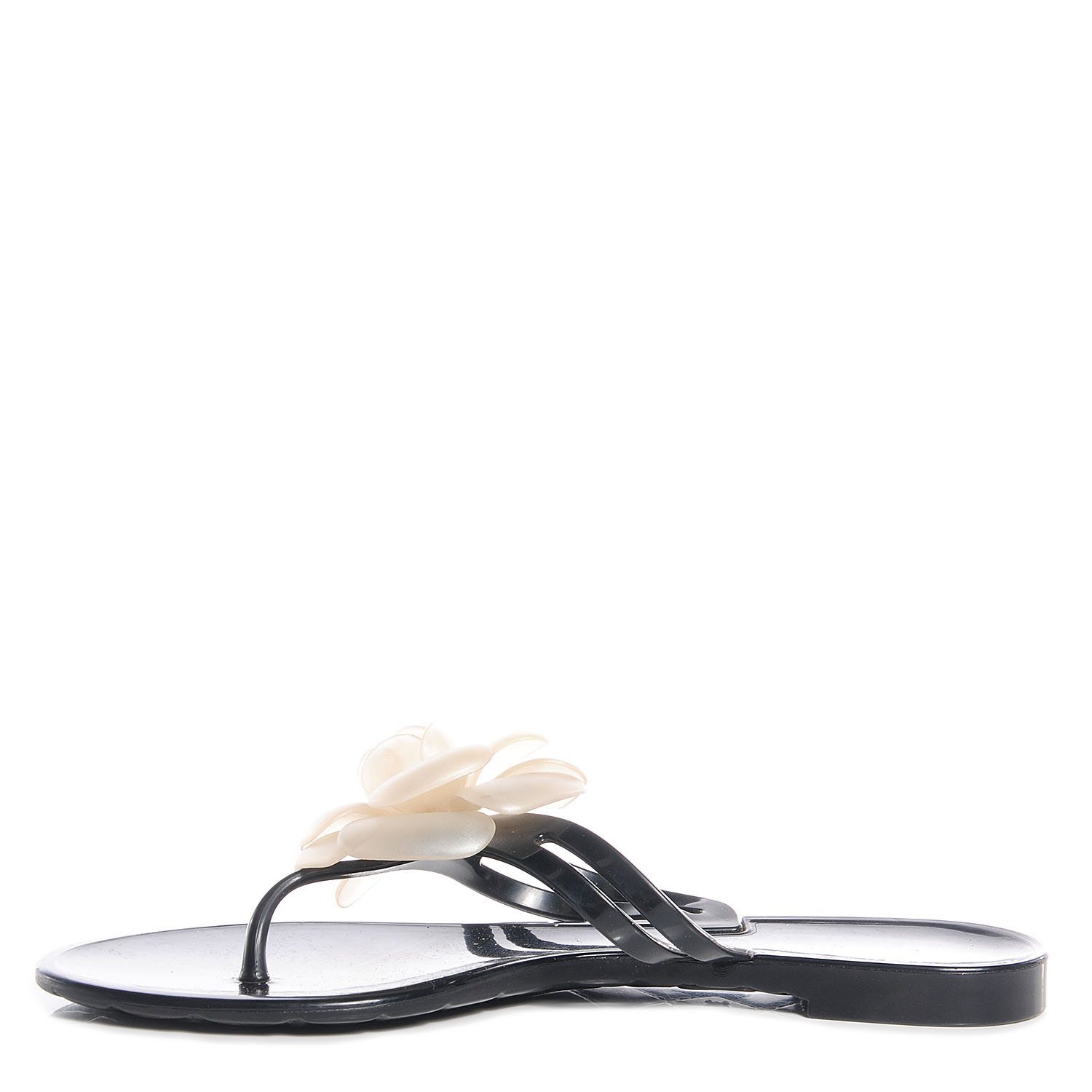 chanel jelly thong sandals