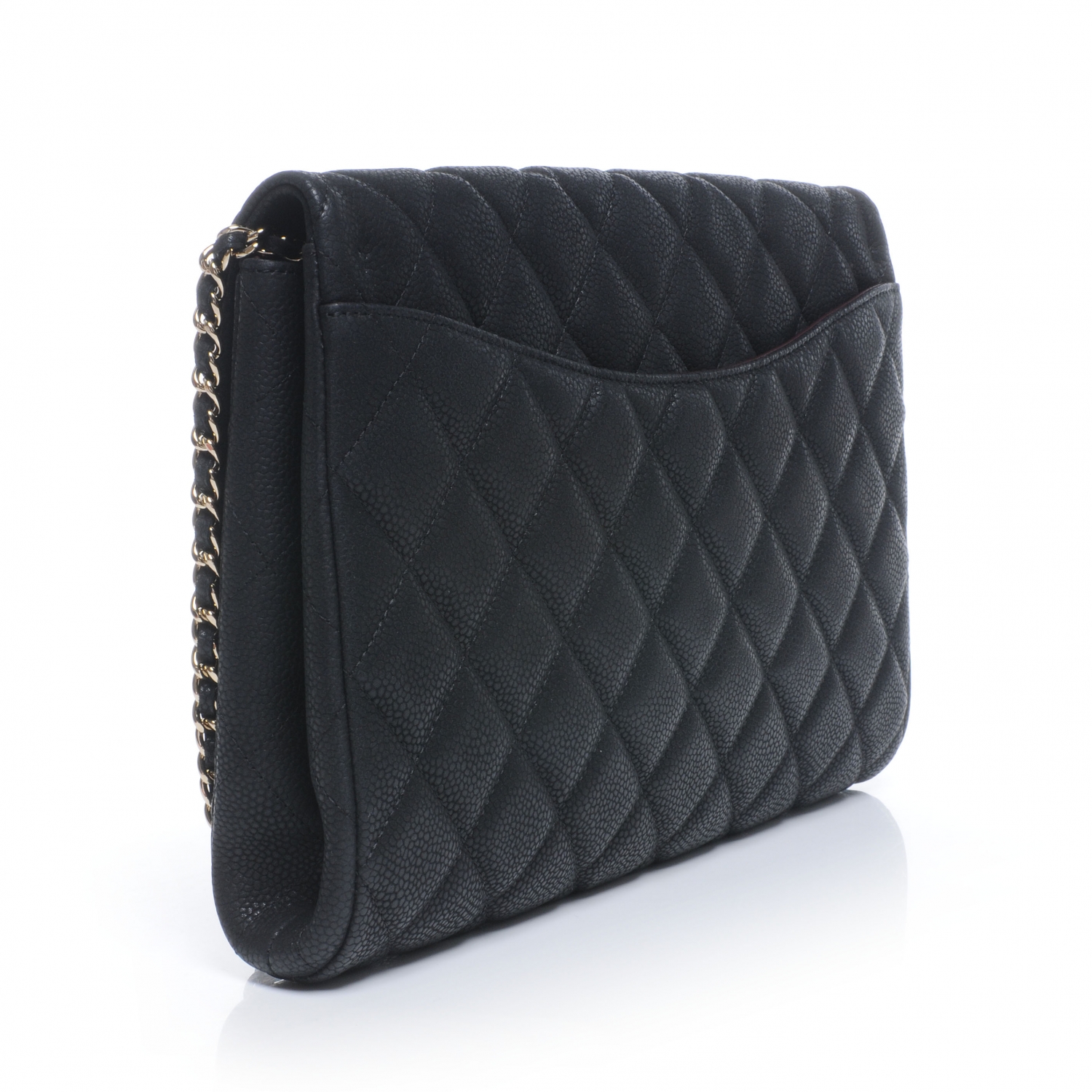 coco chanel black clutch