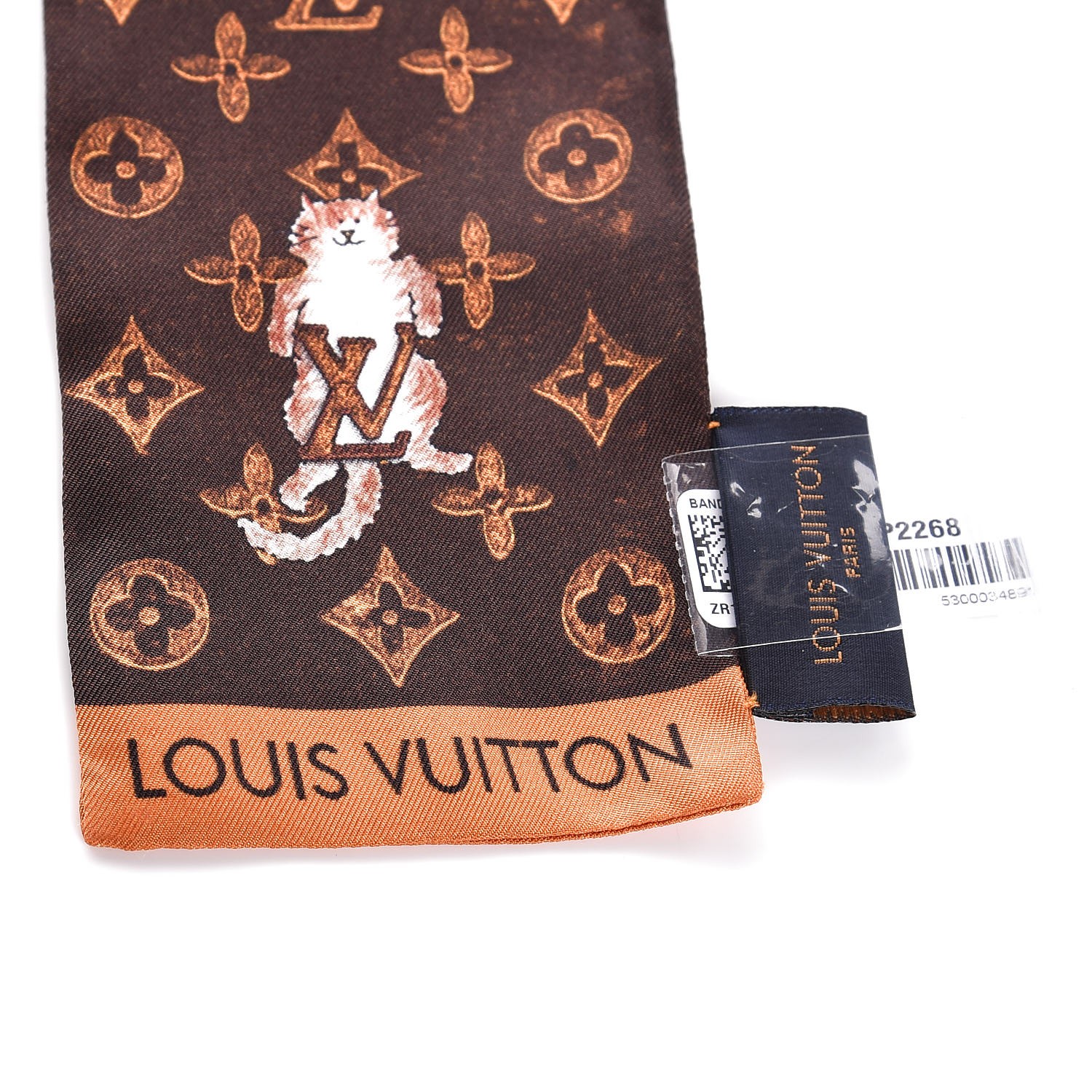 Louis Vuitton Silk Bandeau Trunks Marron