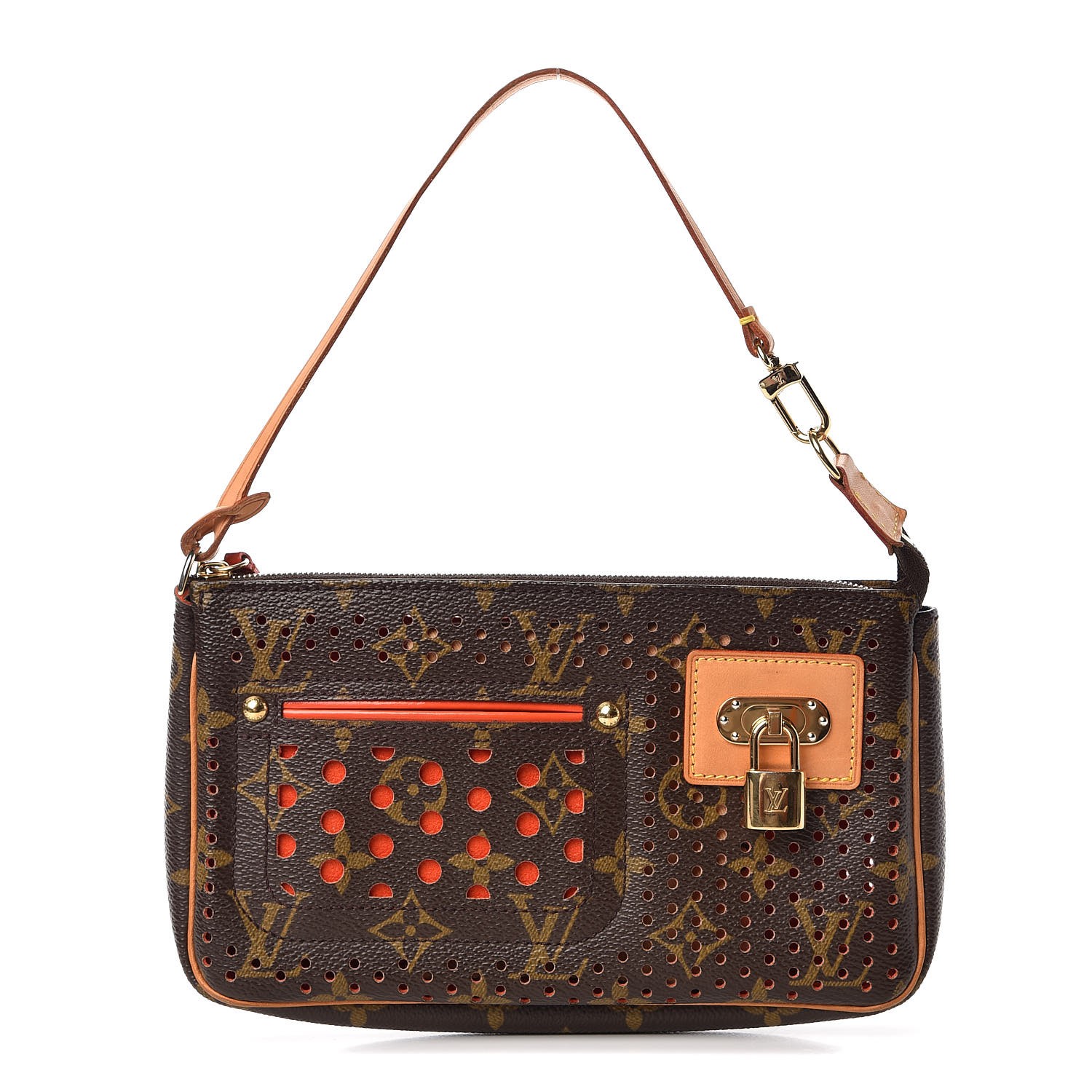  LOUIS  VUITTON  Monogram Perforated Pochette  Accessories Bag  