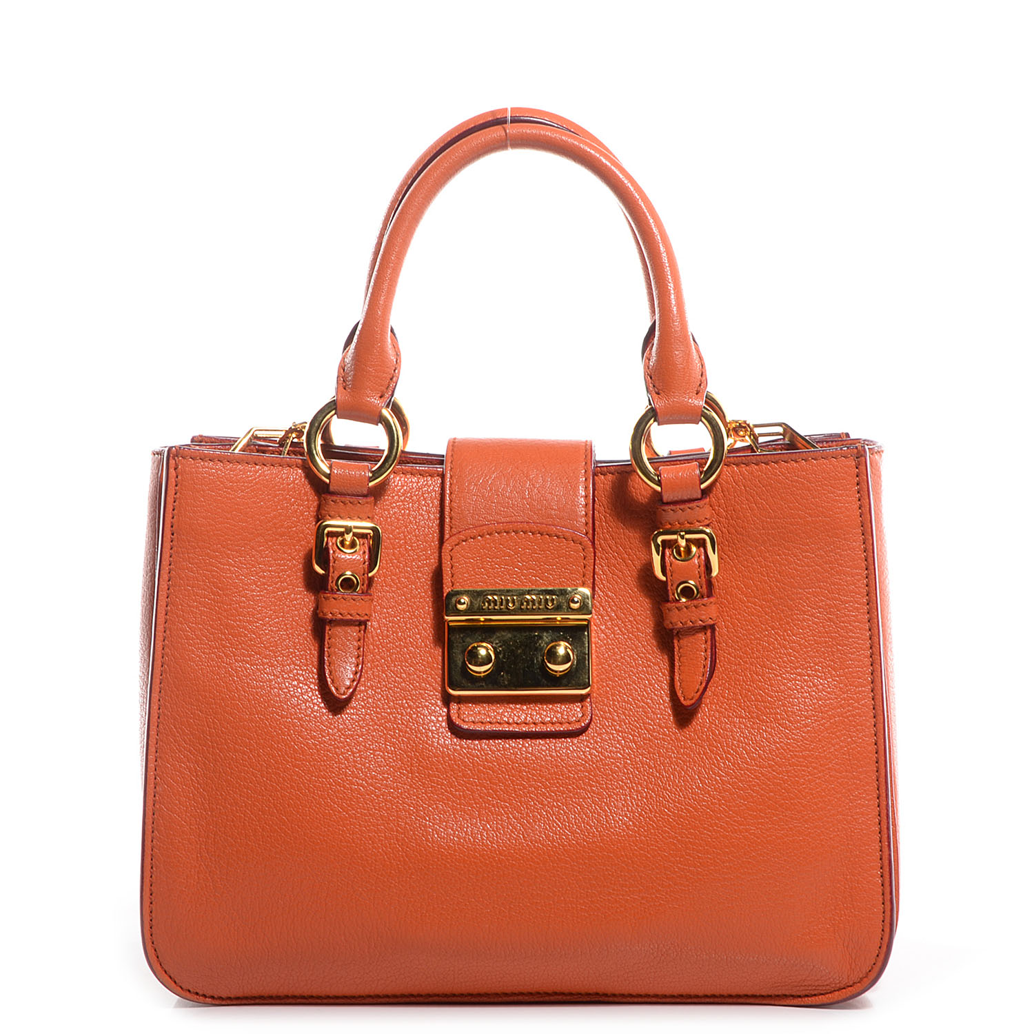 miu miu madras shopping tote