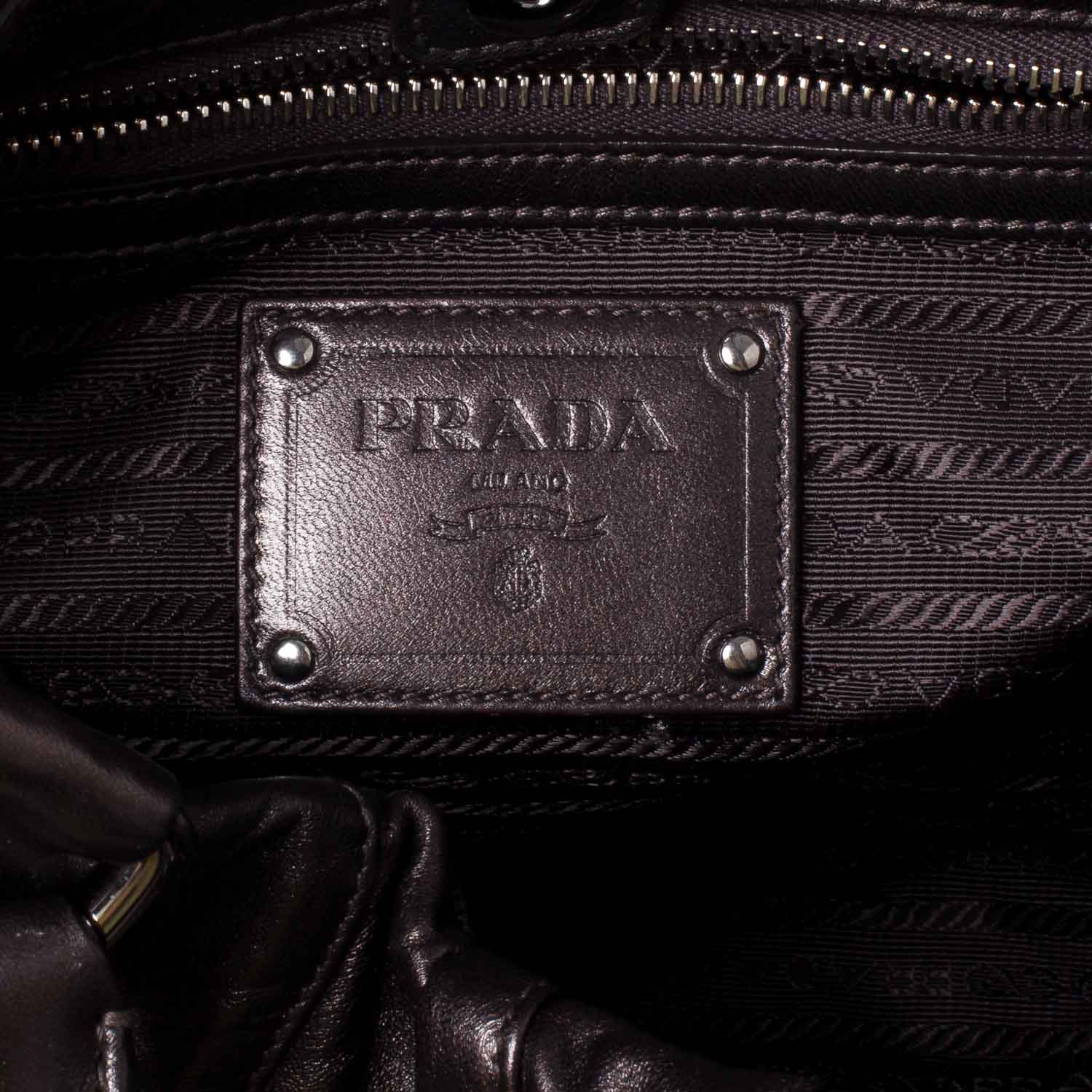 PRADA Nappa Mordore Stripes Bag 38212 | FASHIONPHILE