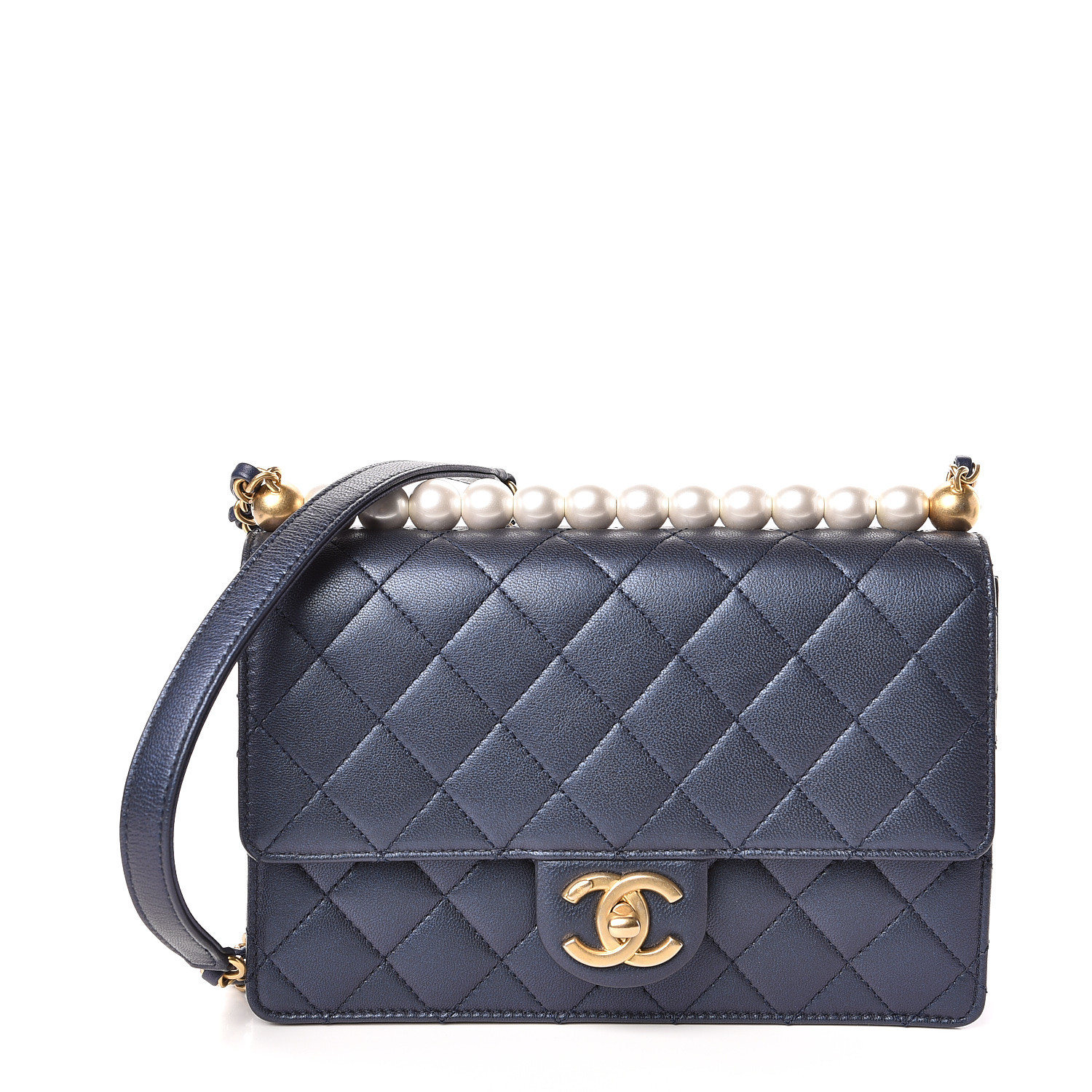 chanel iridescent lambskin quilted bag