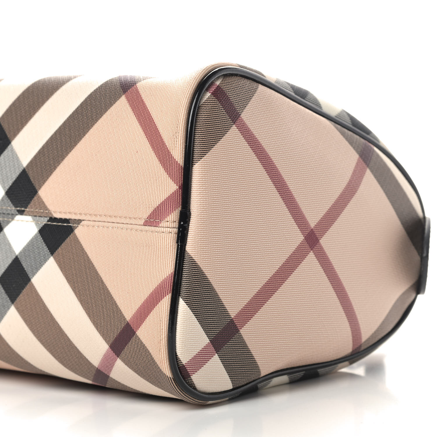 burberry nova check bowling bolsa