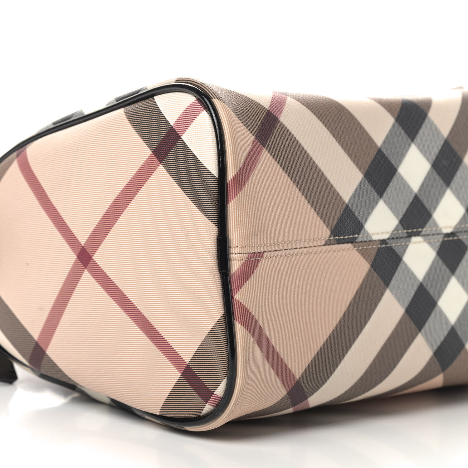 burberry nova check bowling bolsa