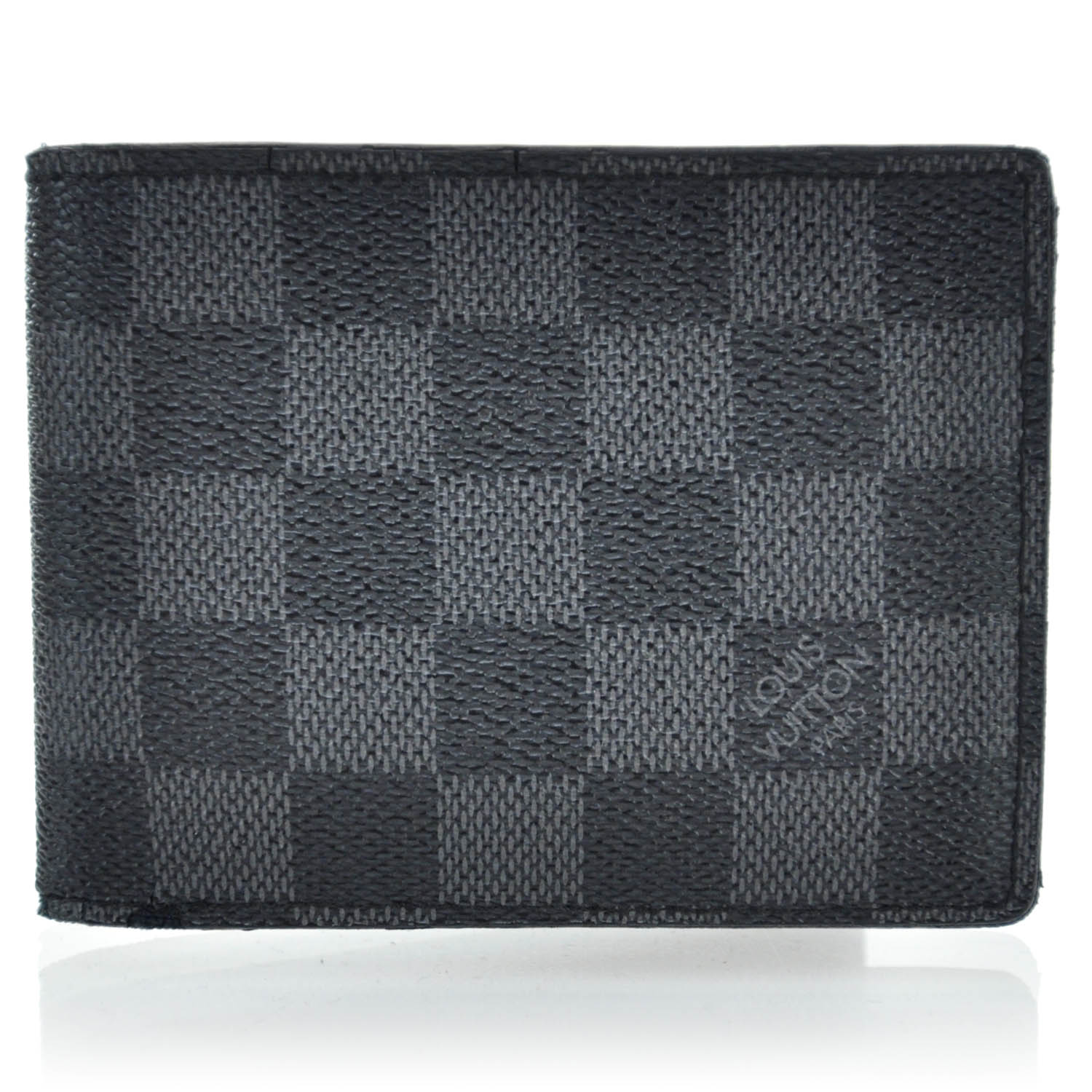 LOUIS VUITTON Damier Graphite Multiple Mens Wallet 32283