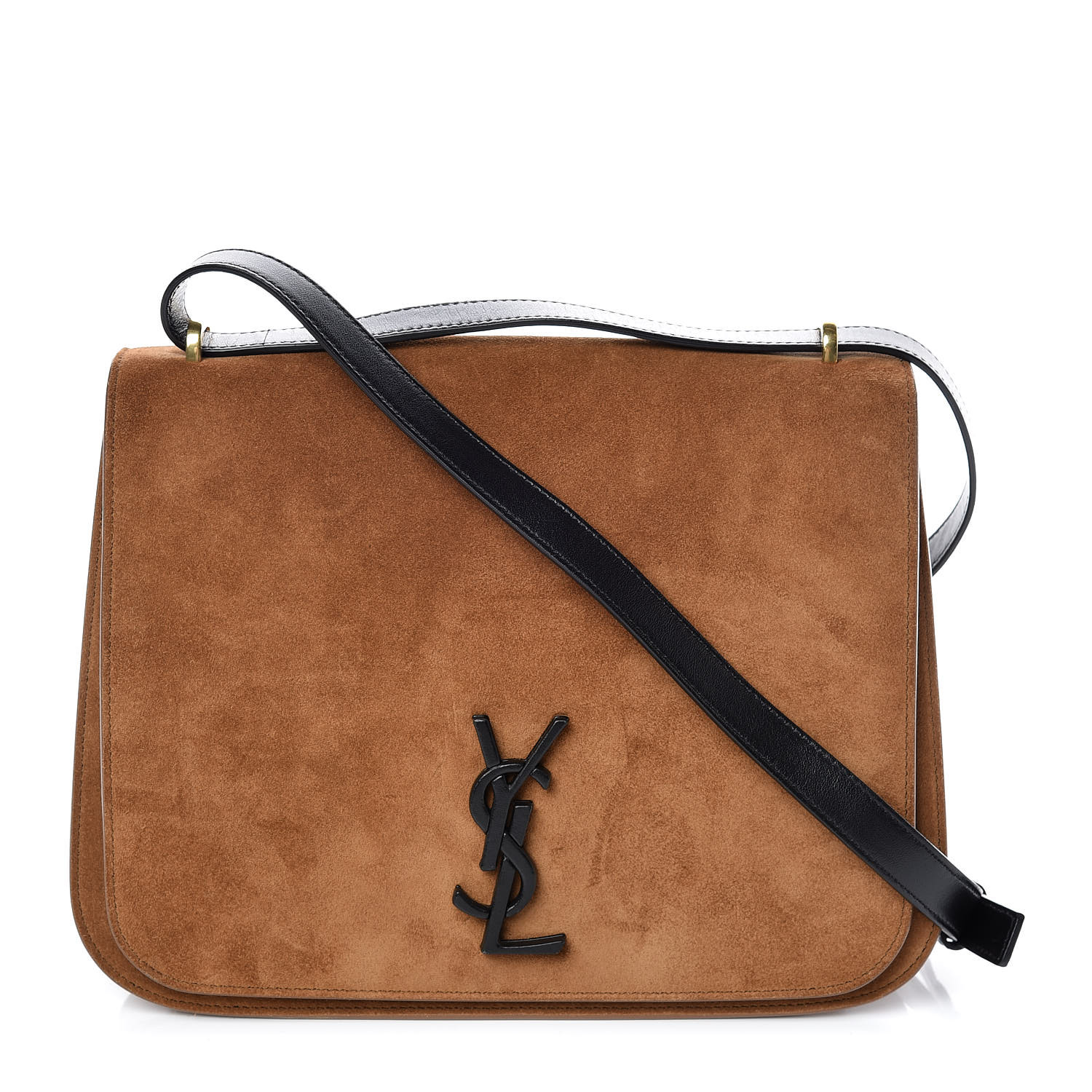 ysl tan suede bag