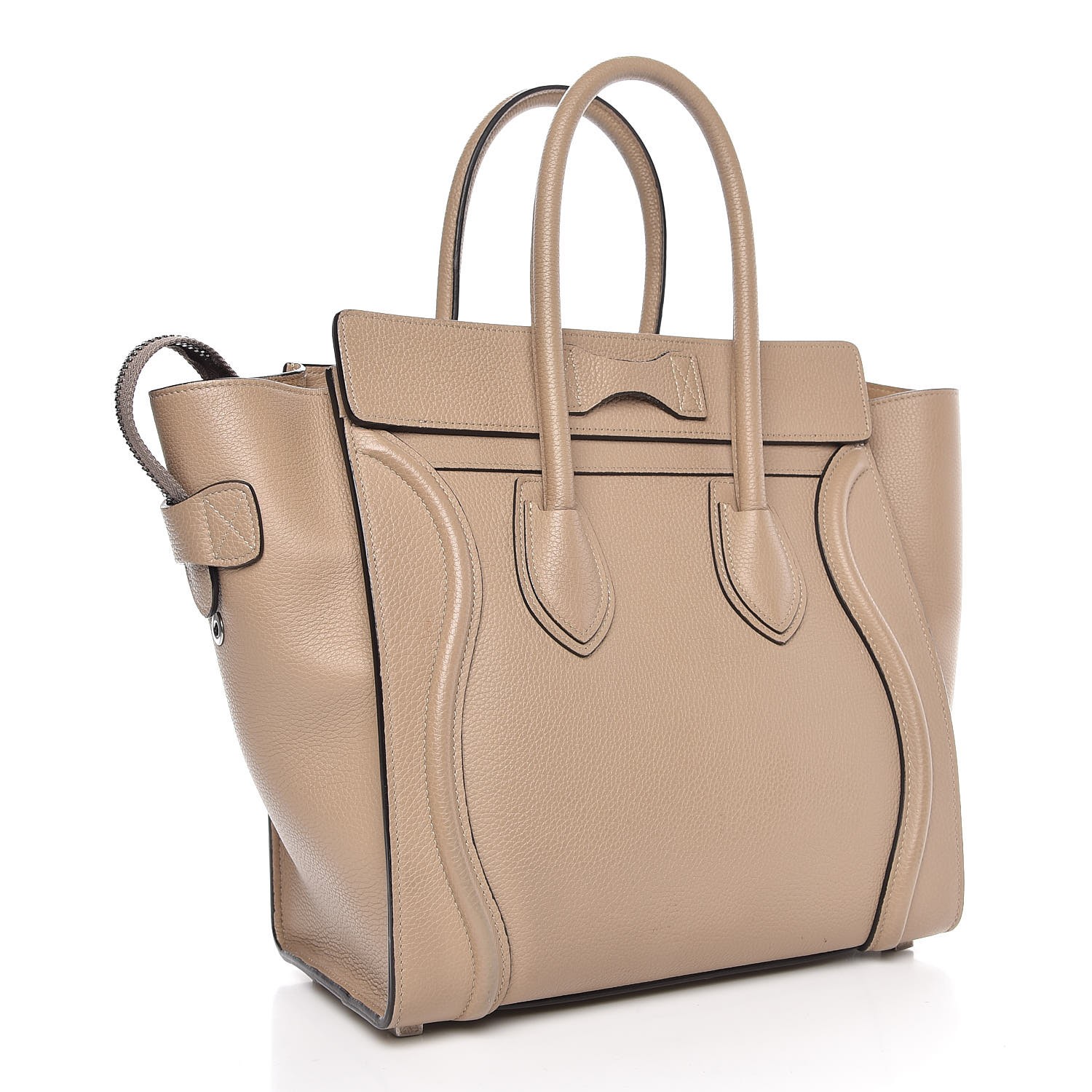 celine micro luggage drummed calfskin