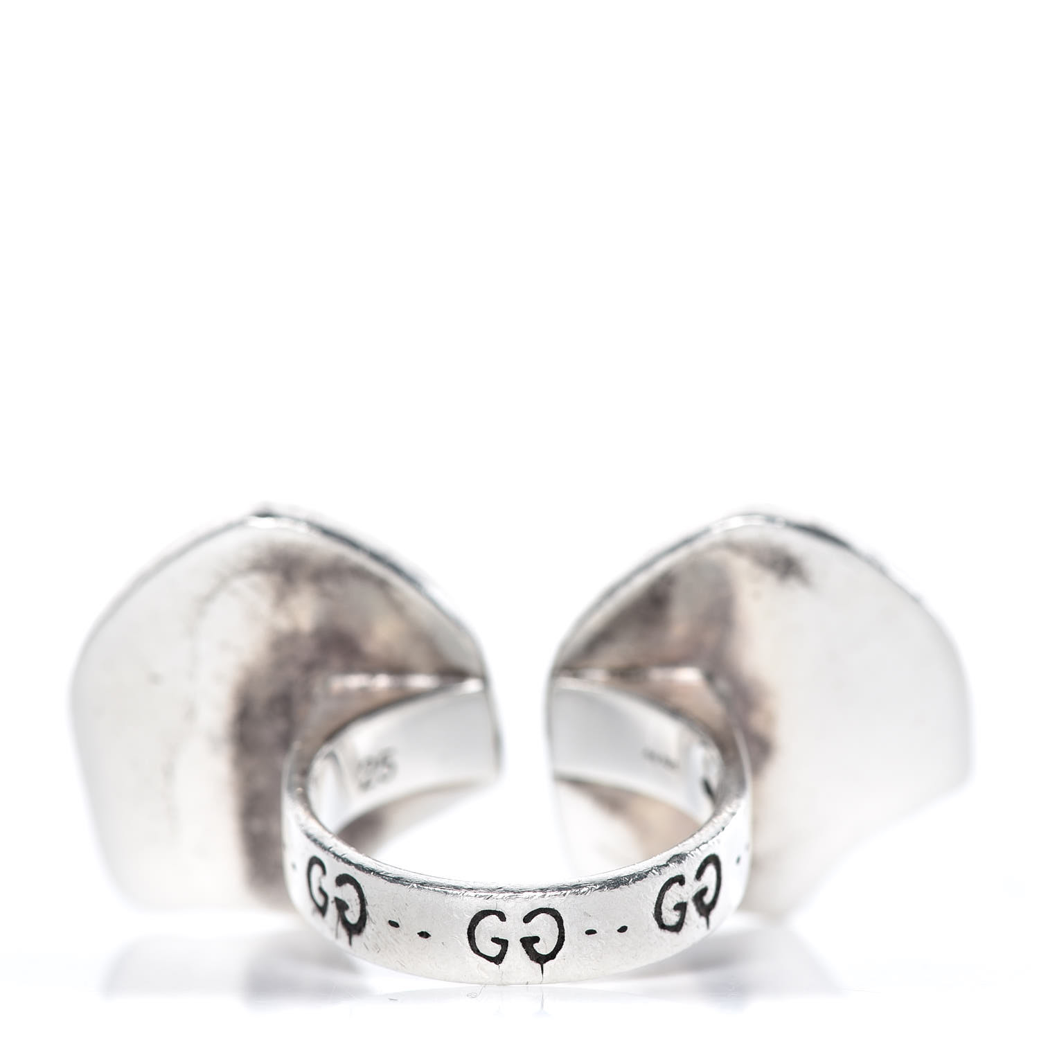 guccighost ring in silver