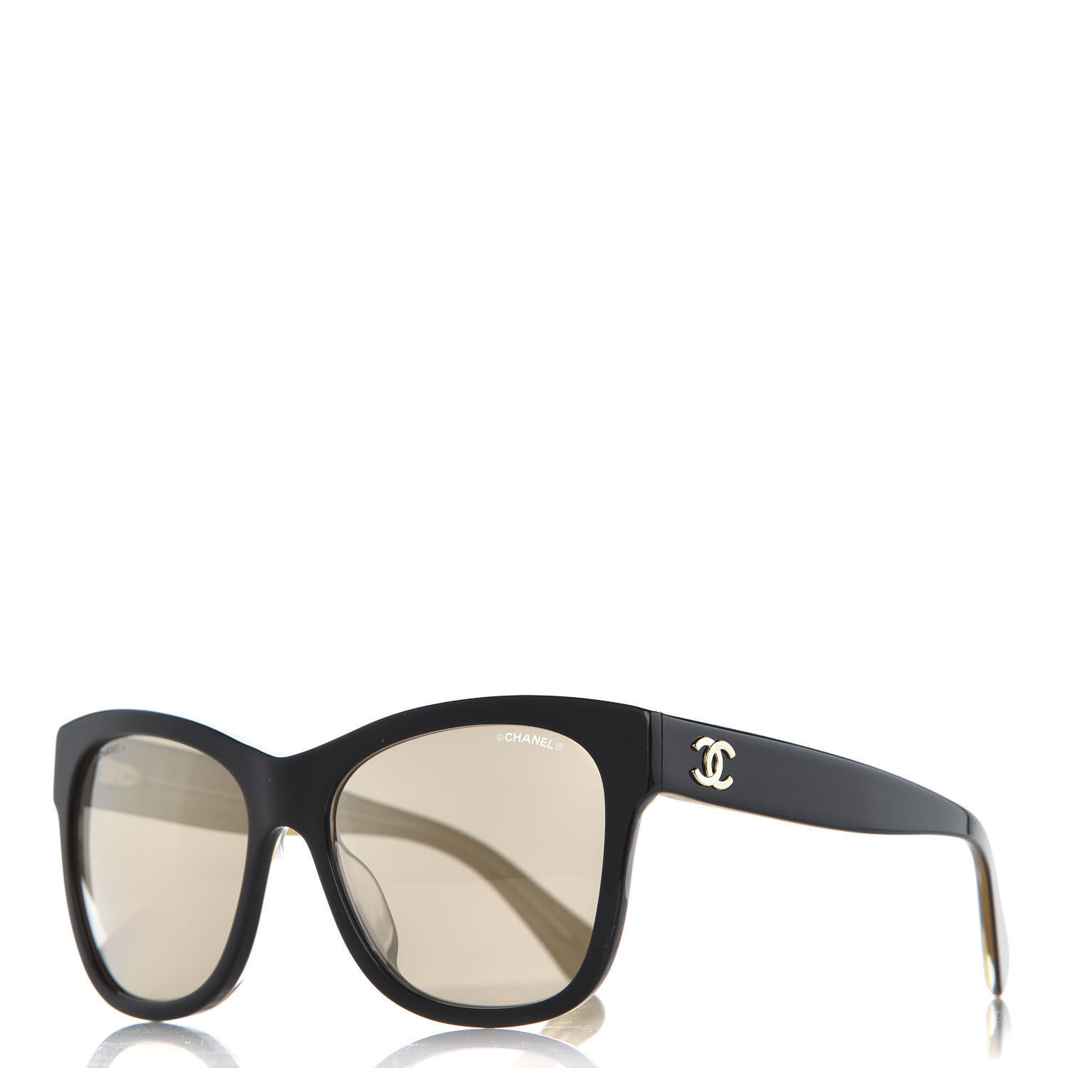 CHANEL CC Sunglasses 5380-A Black 364597 | FASHIONPHILE