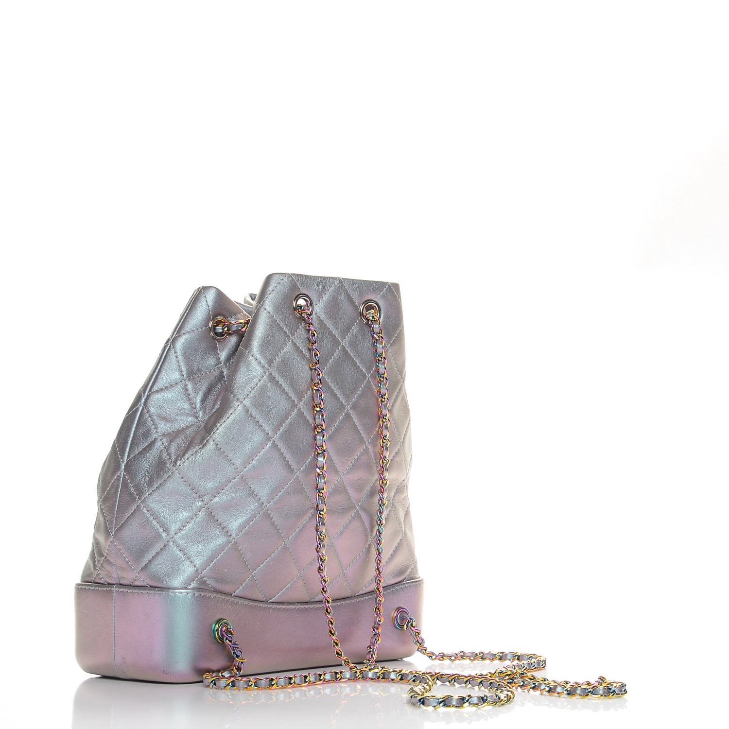 chanel iridescent lambskin quilted bag