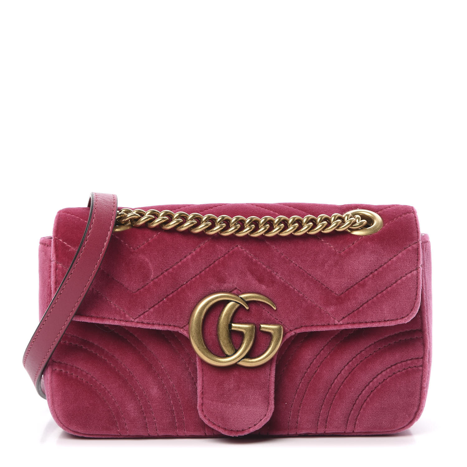 gucci velvet pink