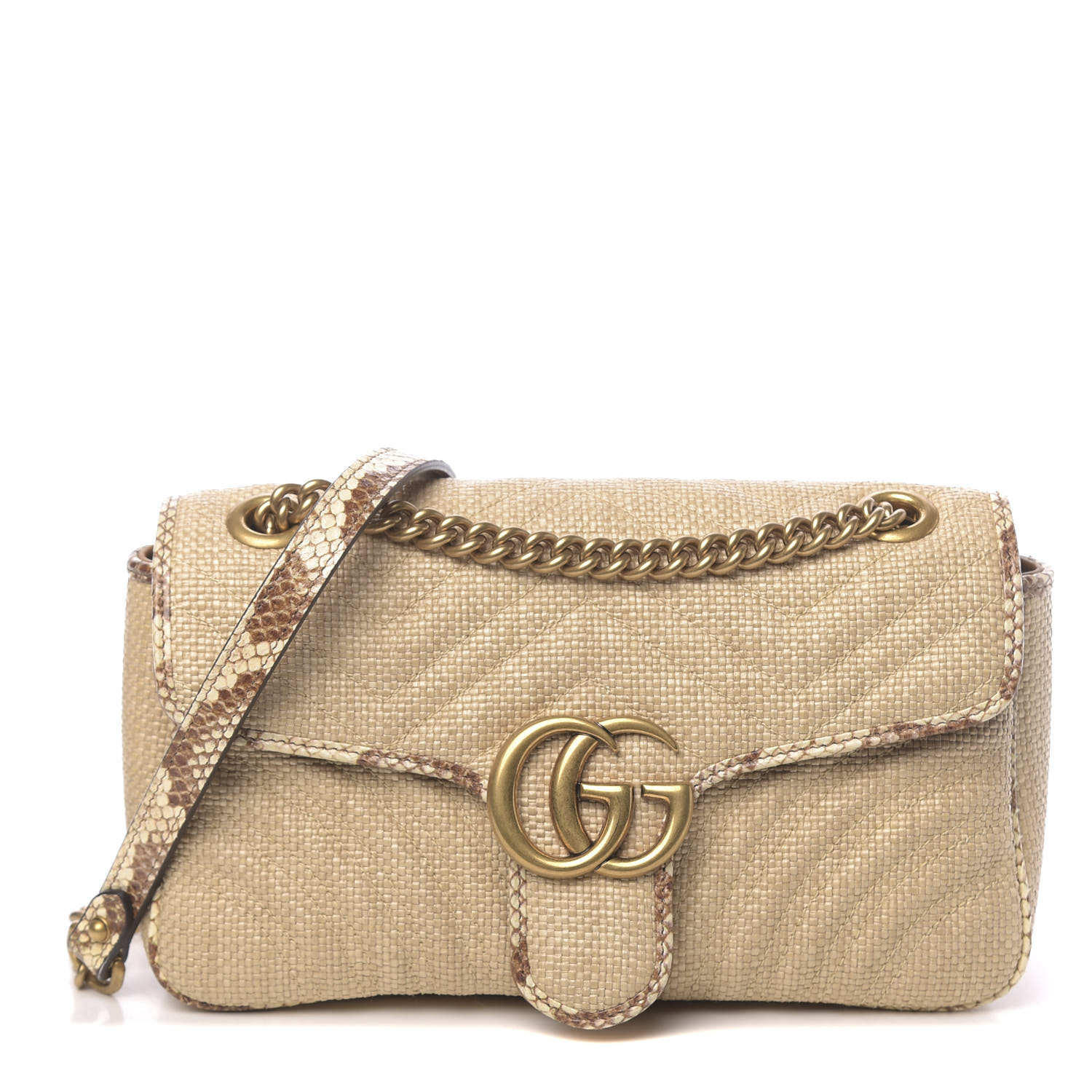 gucci raffia bag