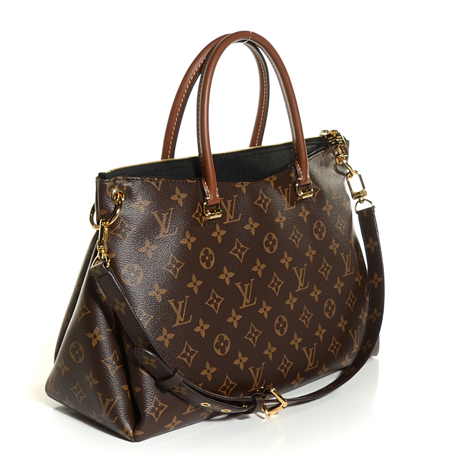 louis vuitton monogram pallas black