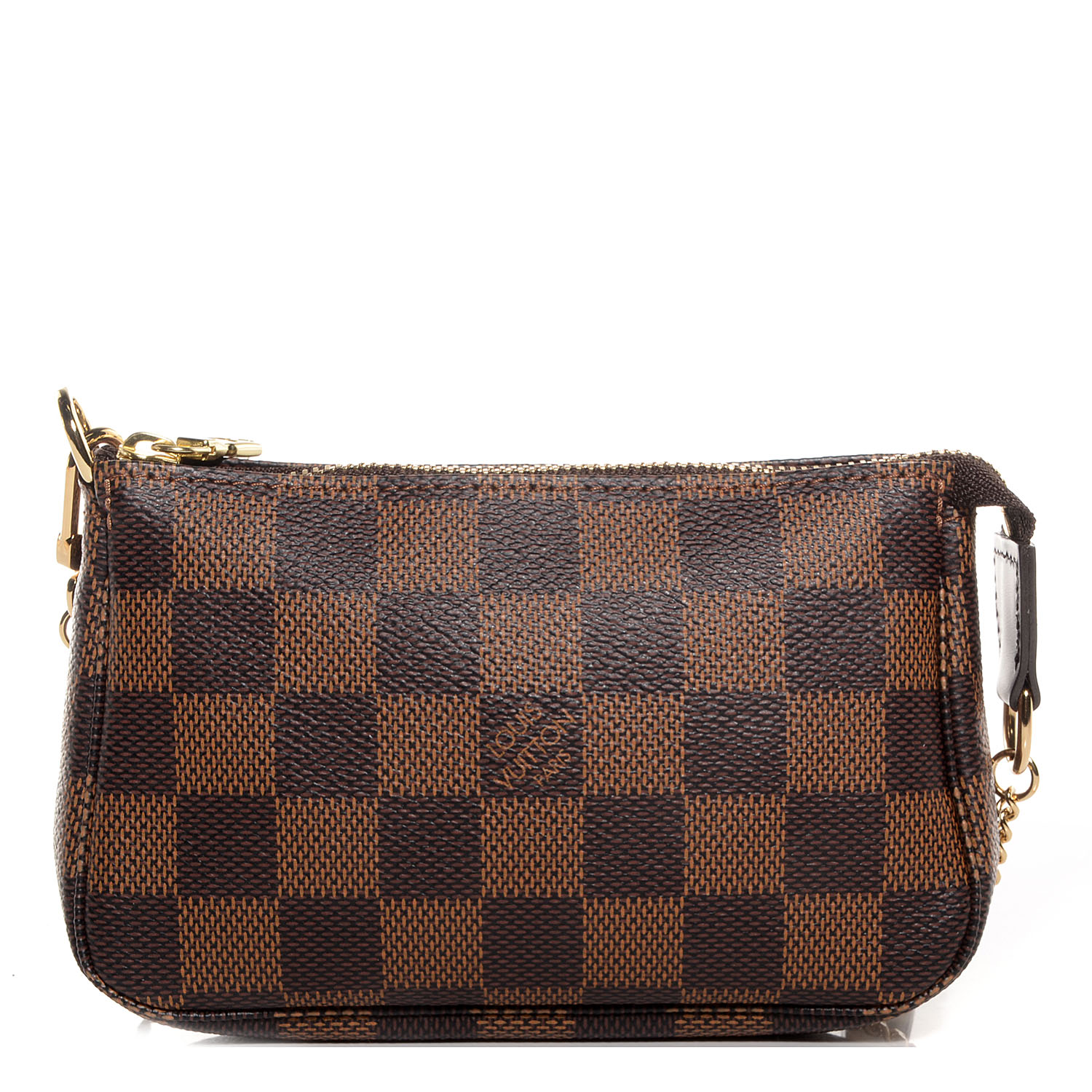 louis vuitton pochette accessoires damier ebene mini brown