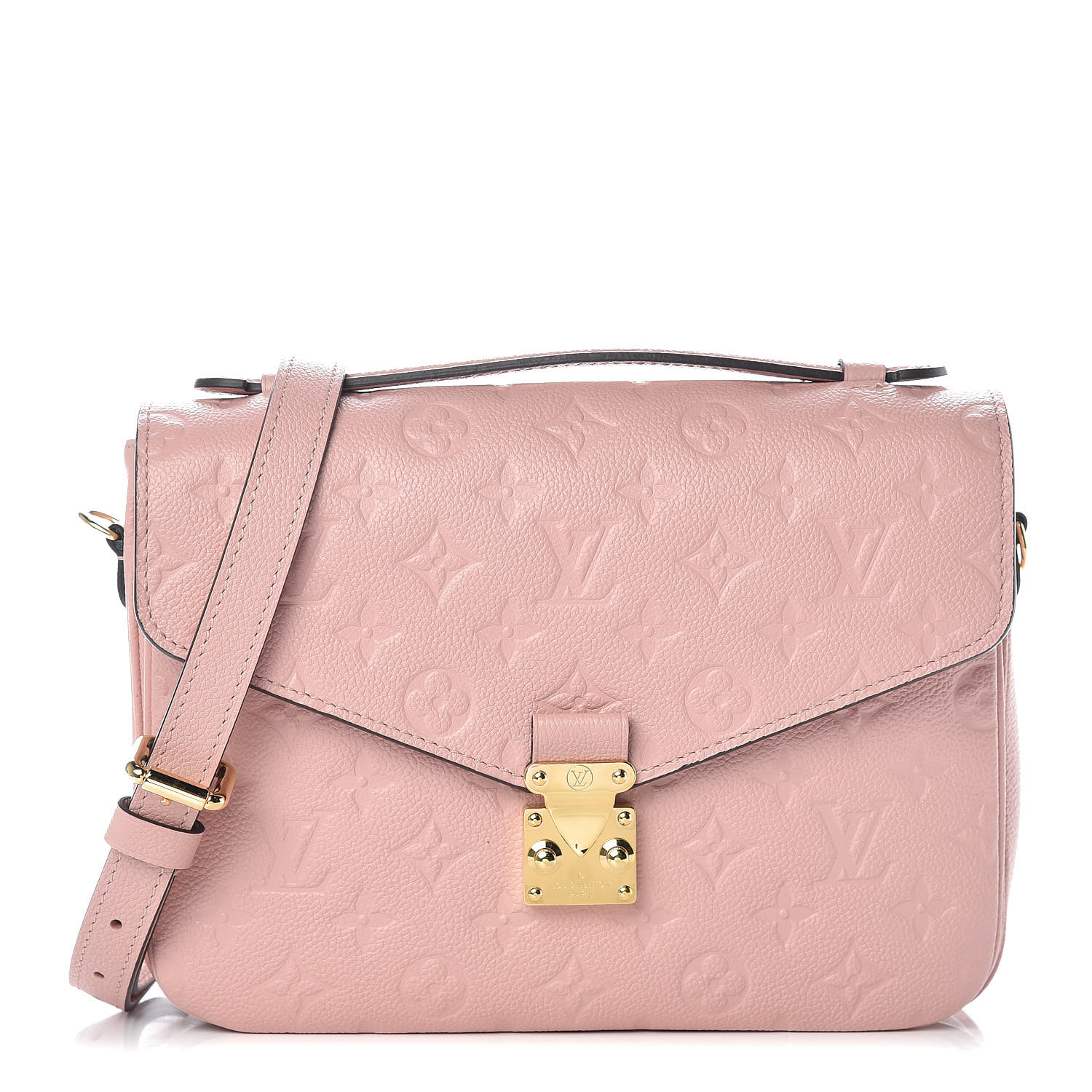 pochette metis rose poudre