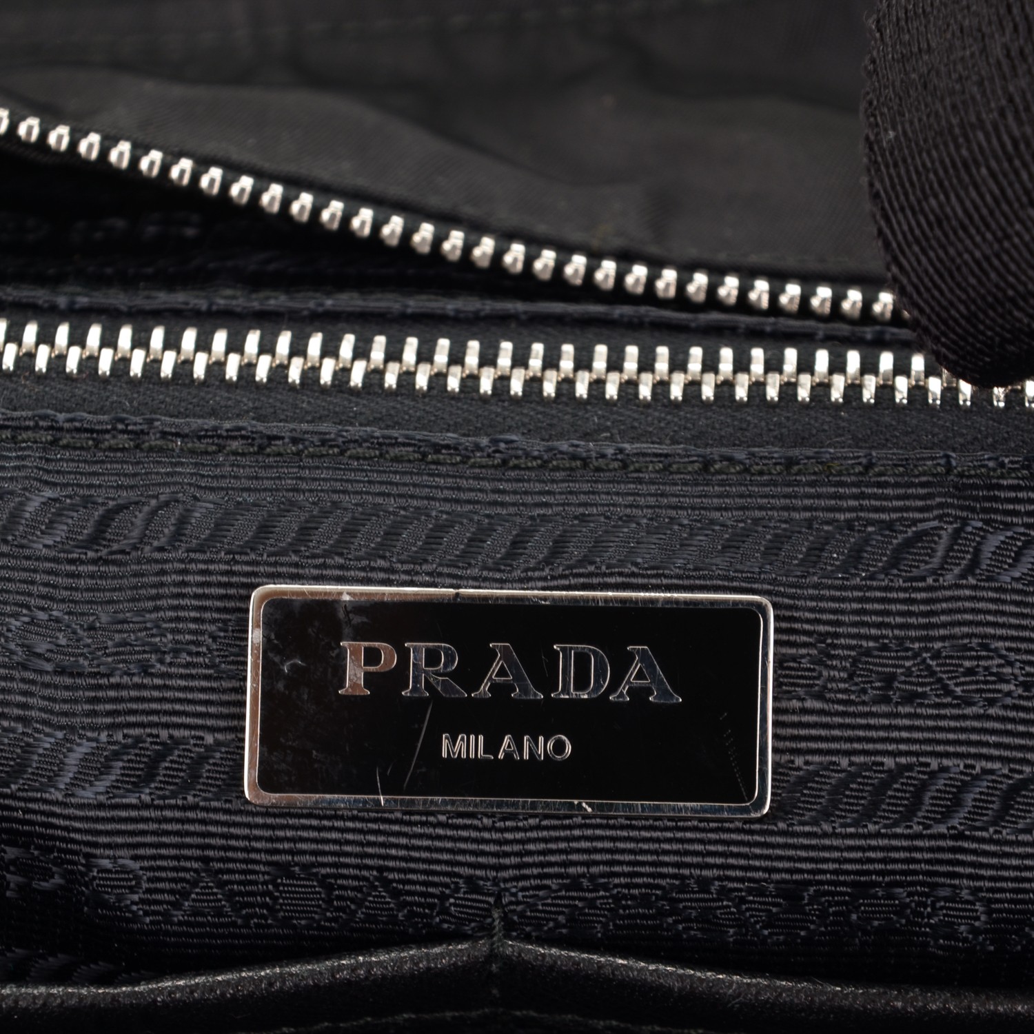PRADA Tessuto Nylon Vela Diaper Bag Black 168608 | FASHIONPHILE