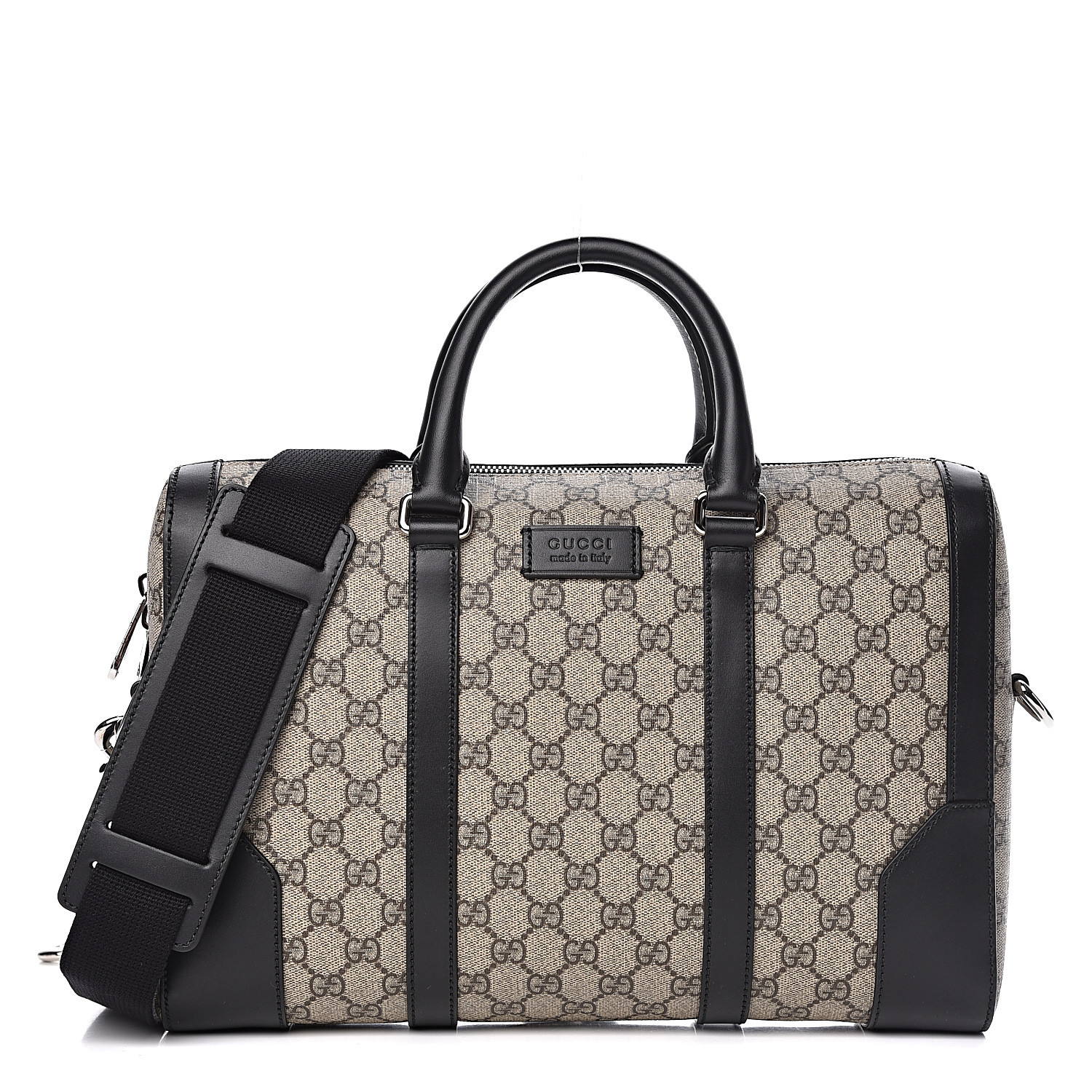 GUCCI Monogram Briefcase Black 488089