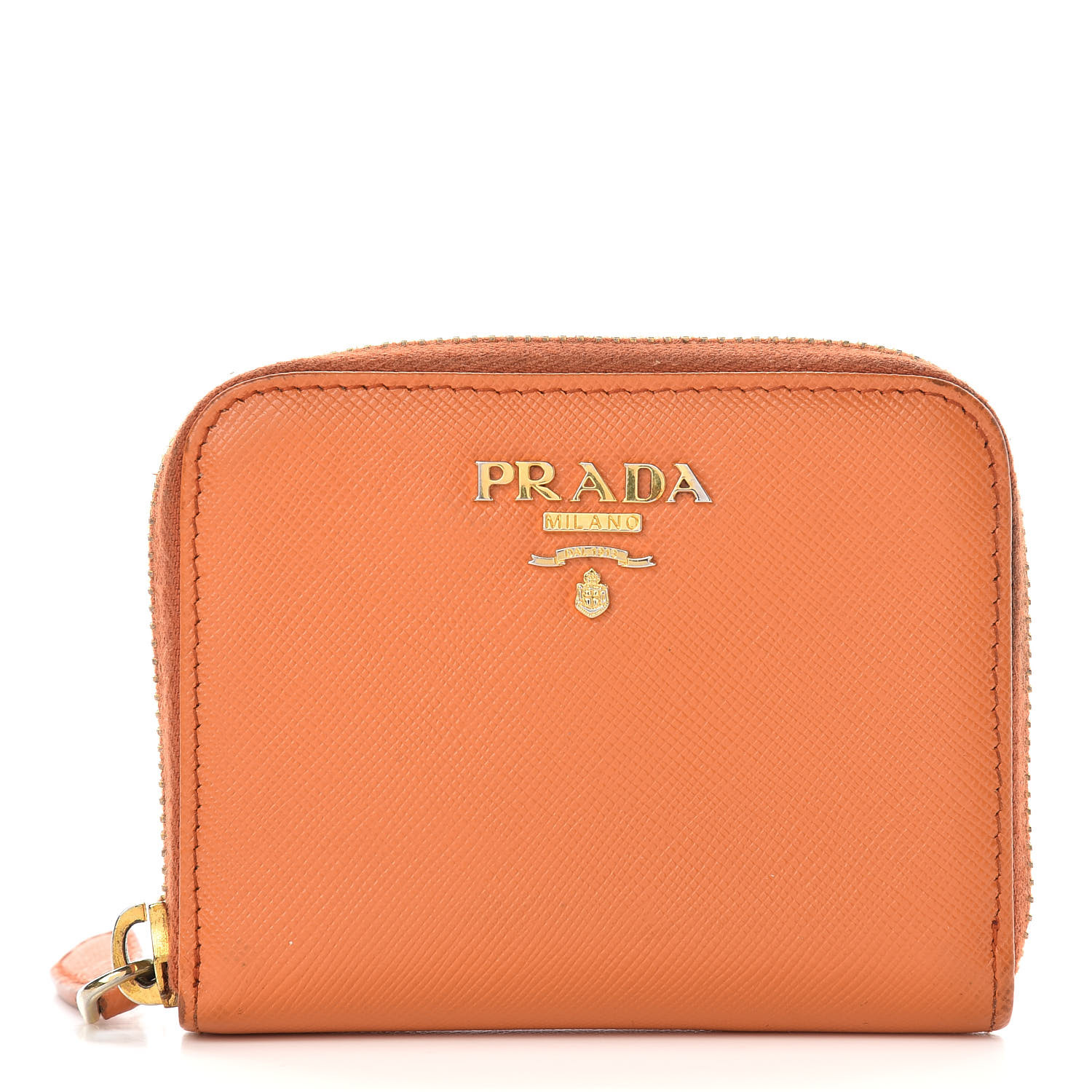 prada saffiano coin purse