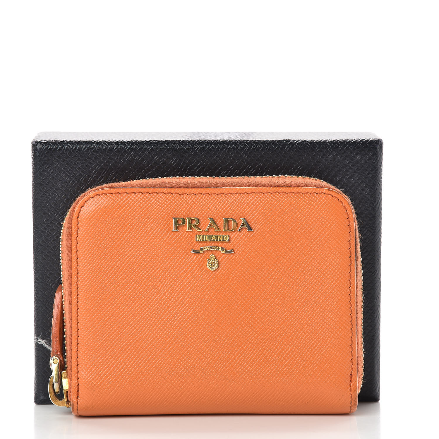 prada zip around coin purse