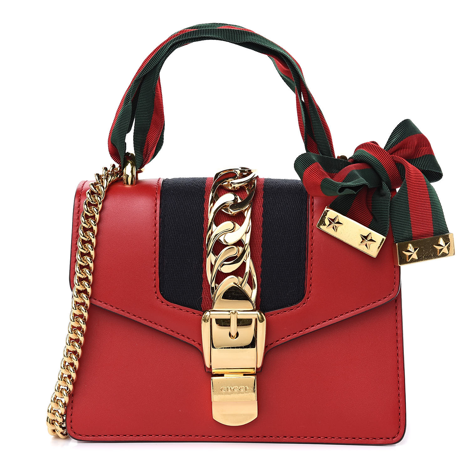 red armani purse