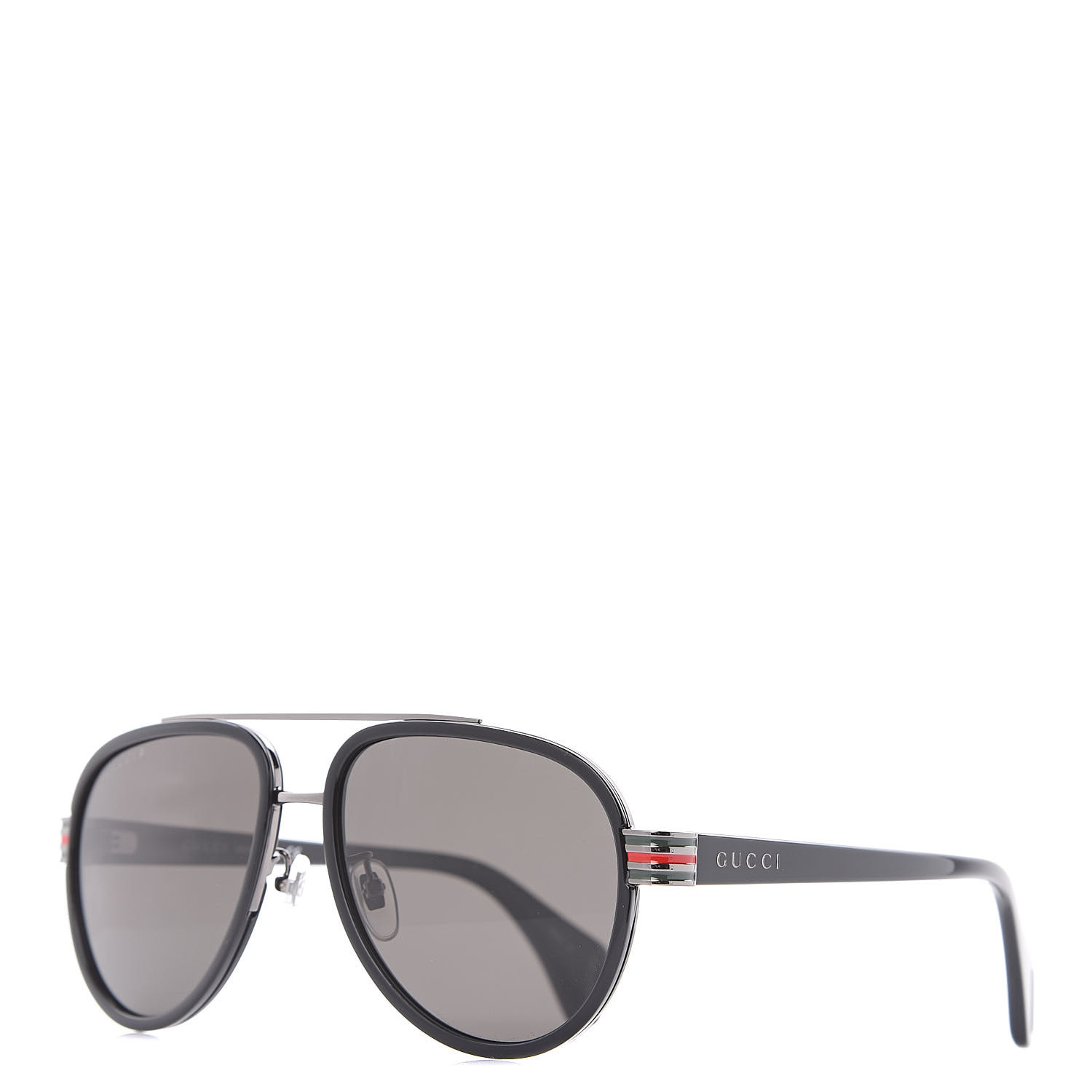 Gucci Acetate Aviator Sunglasses Gg0447s Black 496657 