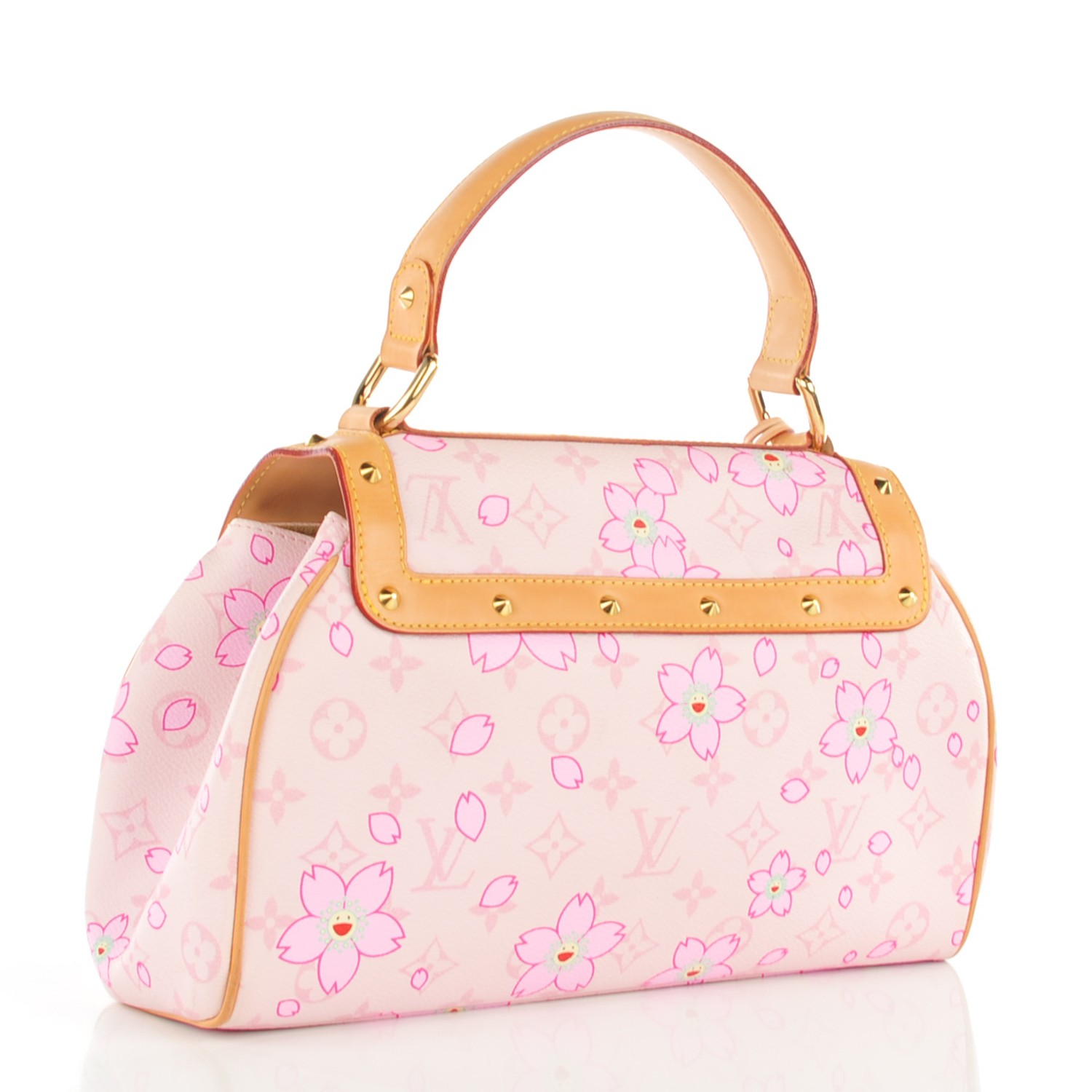 Louis Vuitton Monogram Cherry Blossom Sac Retro Pink 125396