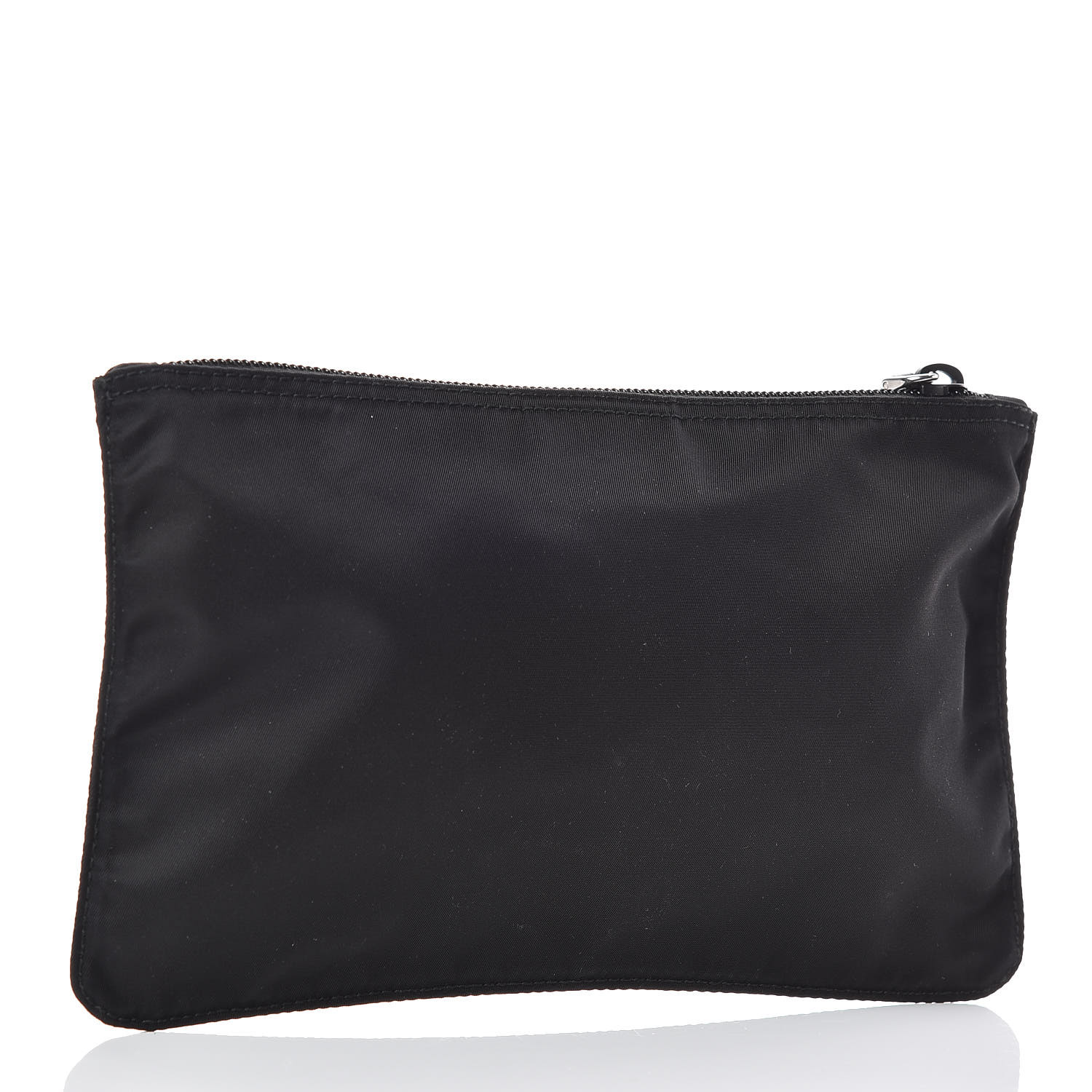 PRADA Nylon Tessuto Cosmetic Pouch Black 394149