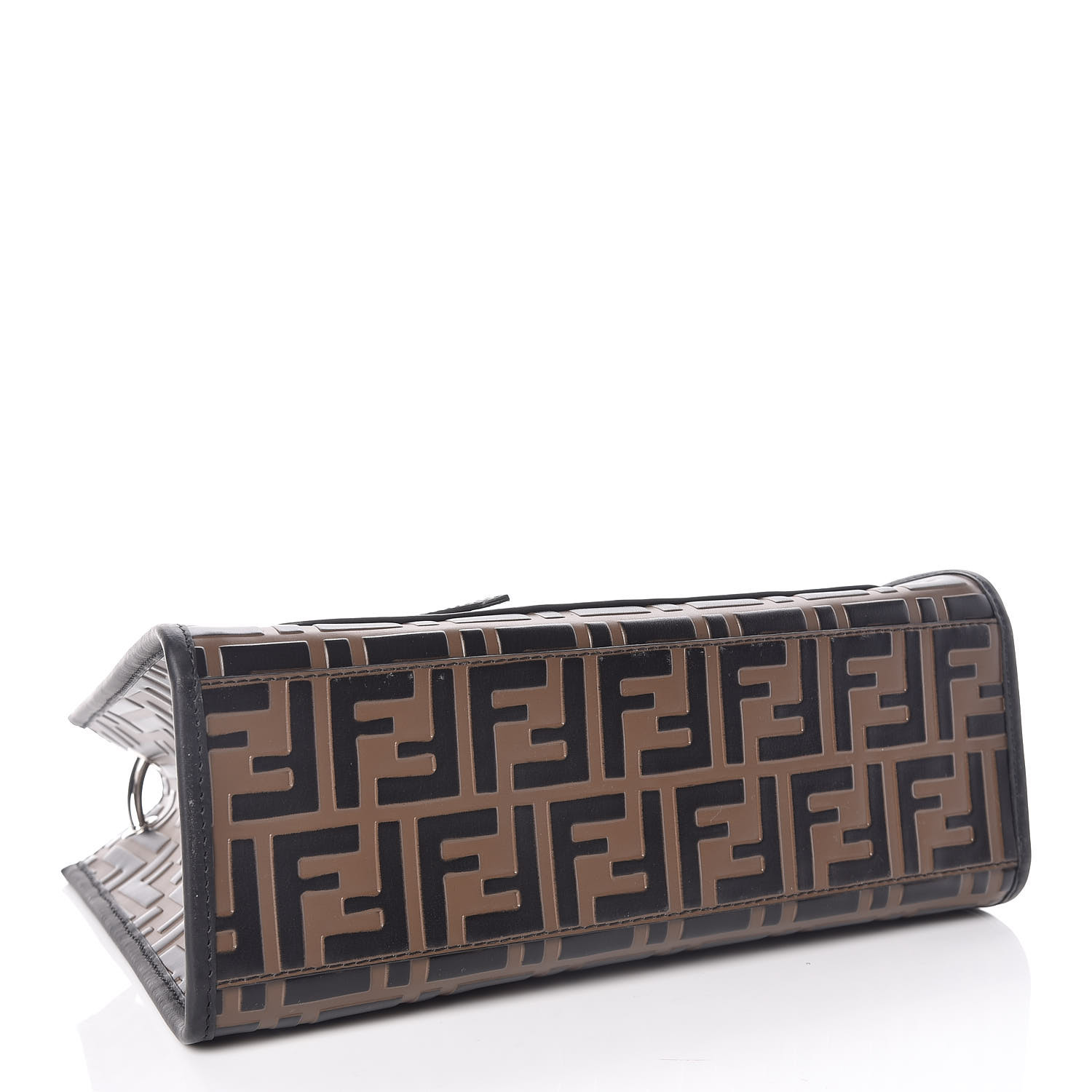 fendi embossed clutch