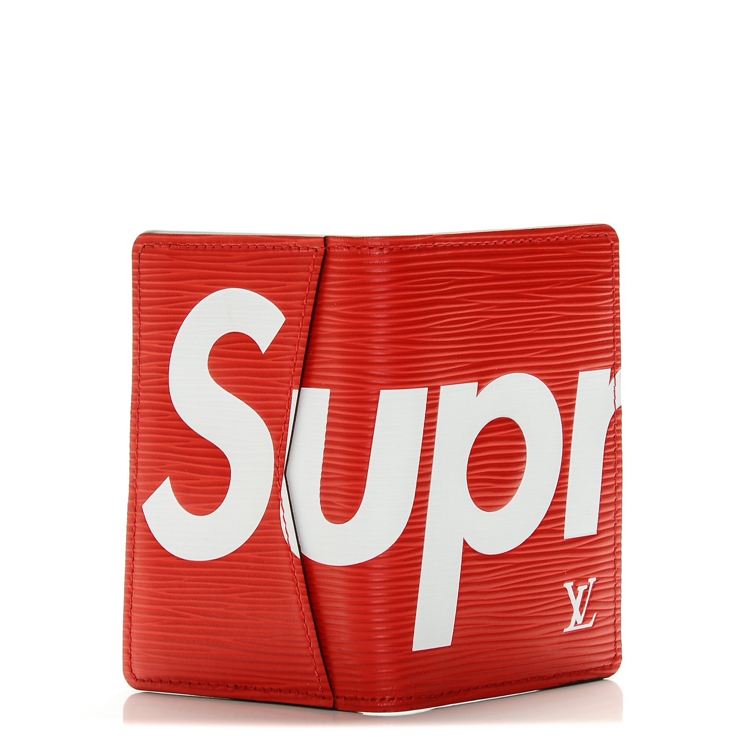 louis vuitton x supreme pocket organizer epi red