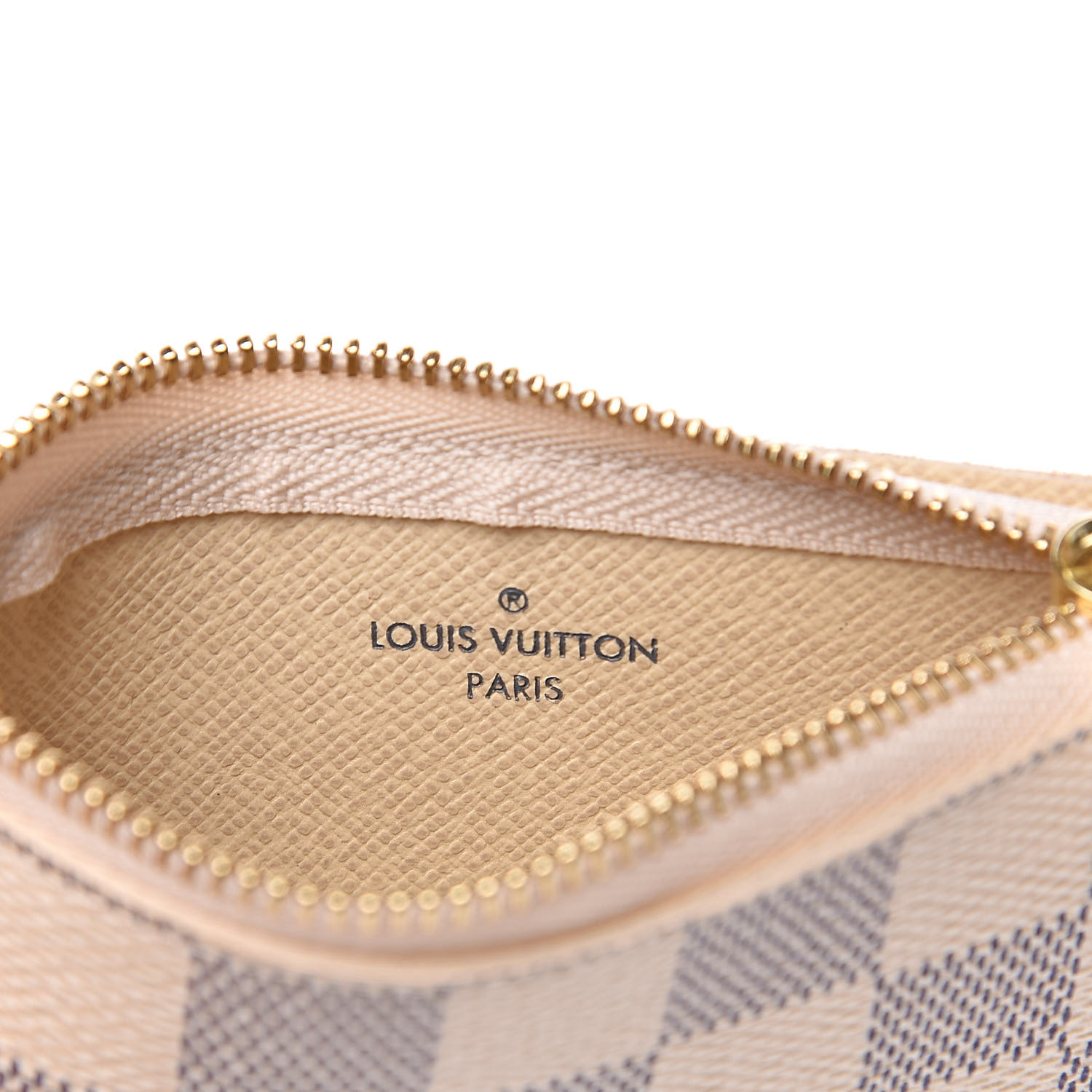 louis vuitton key holder damier azur