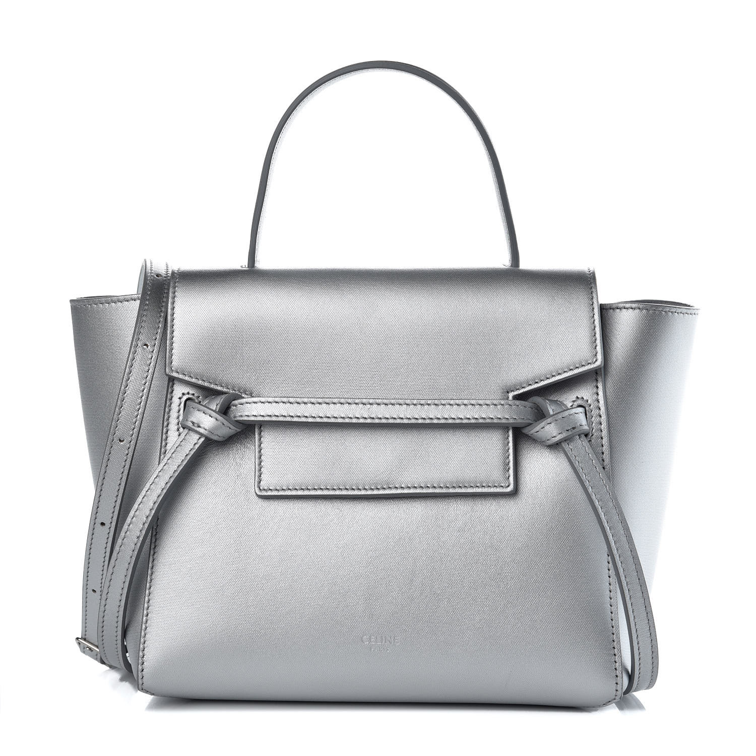 celine belt bolsa silver hardware