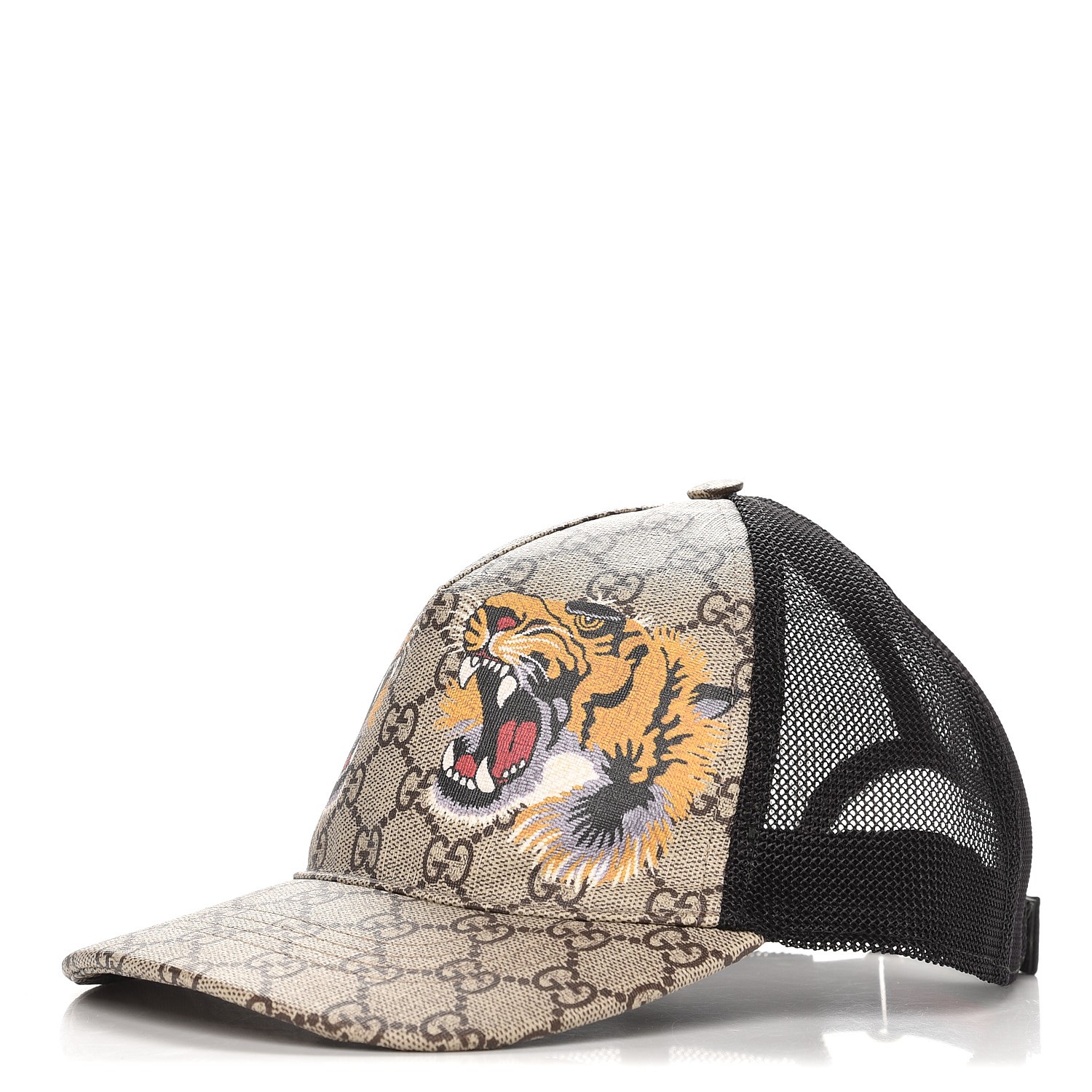 gucci tiger print hat