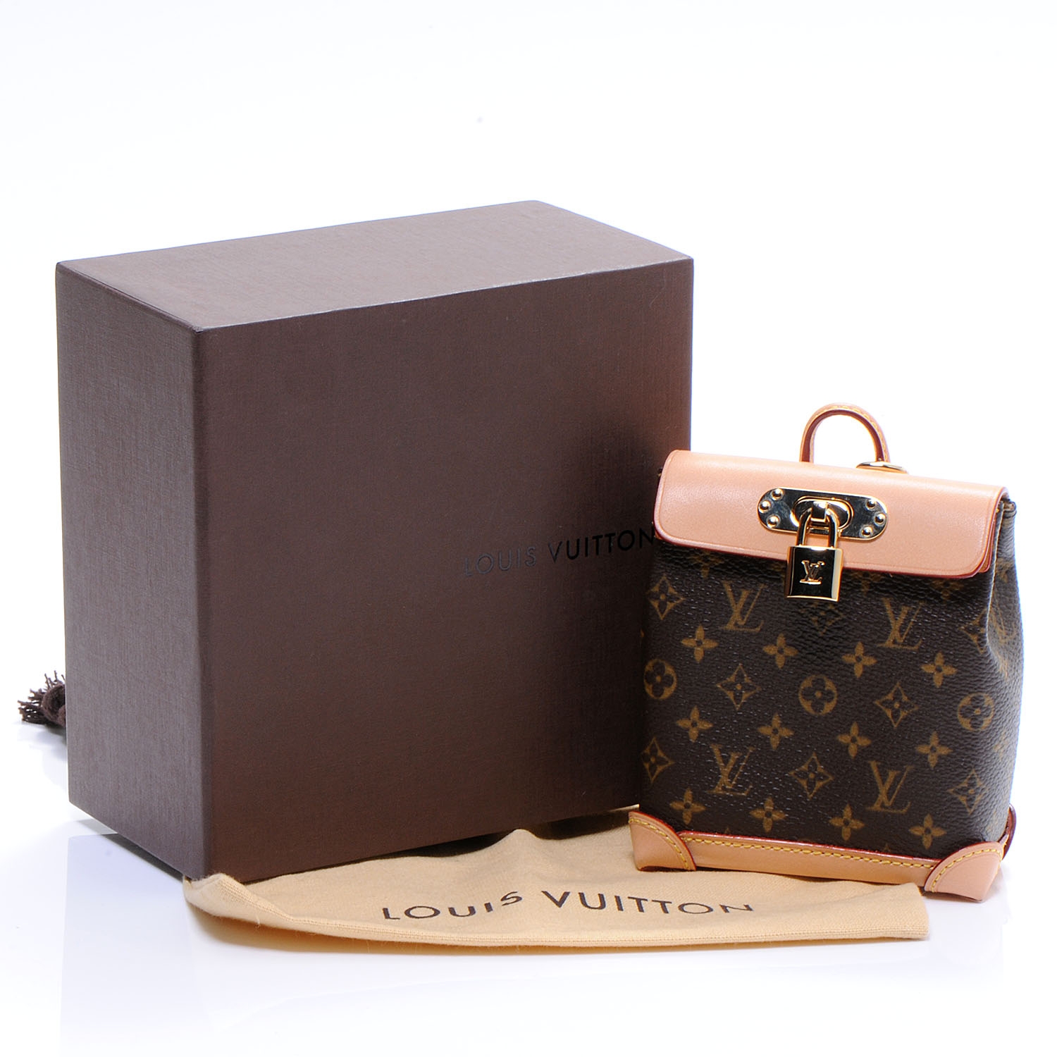 Louis Vuitton Monogram Mini Steamer Bag Charm - Brown Bag
