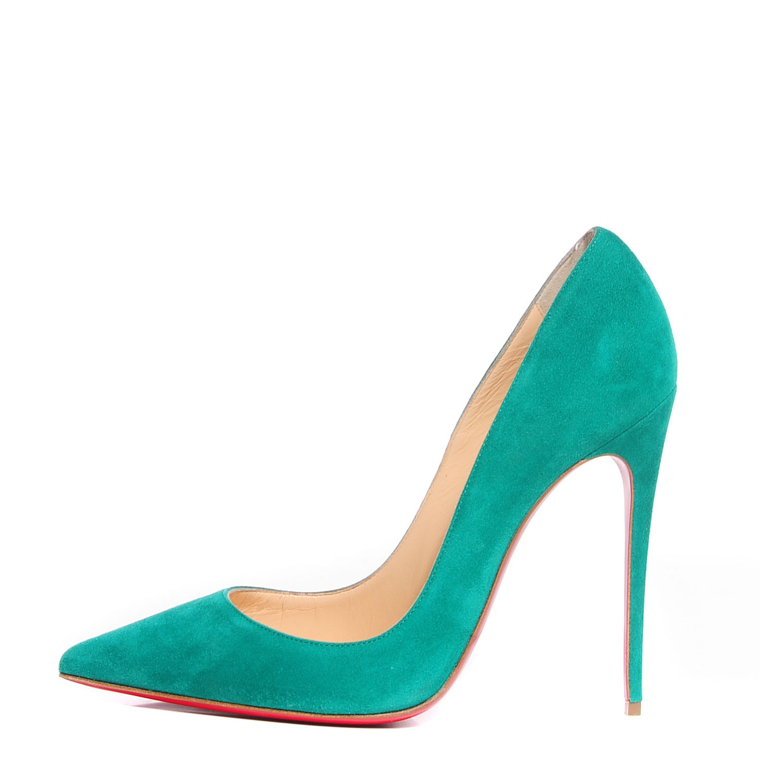 christian louboutin green pumps