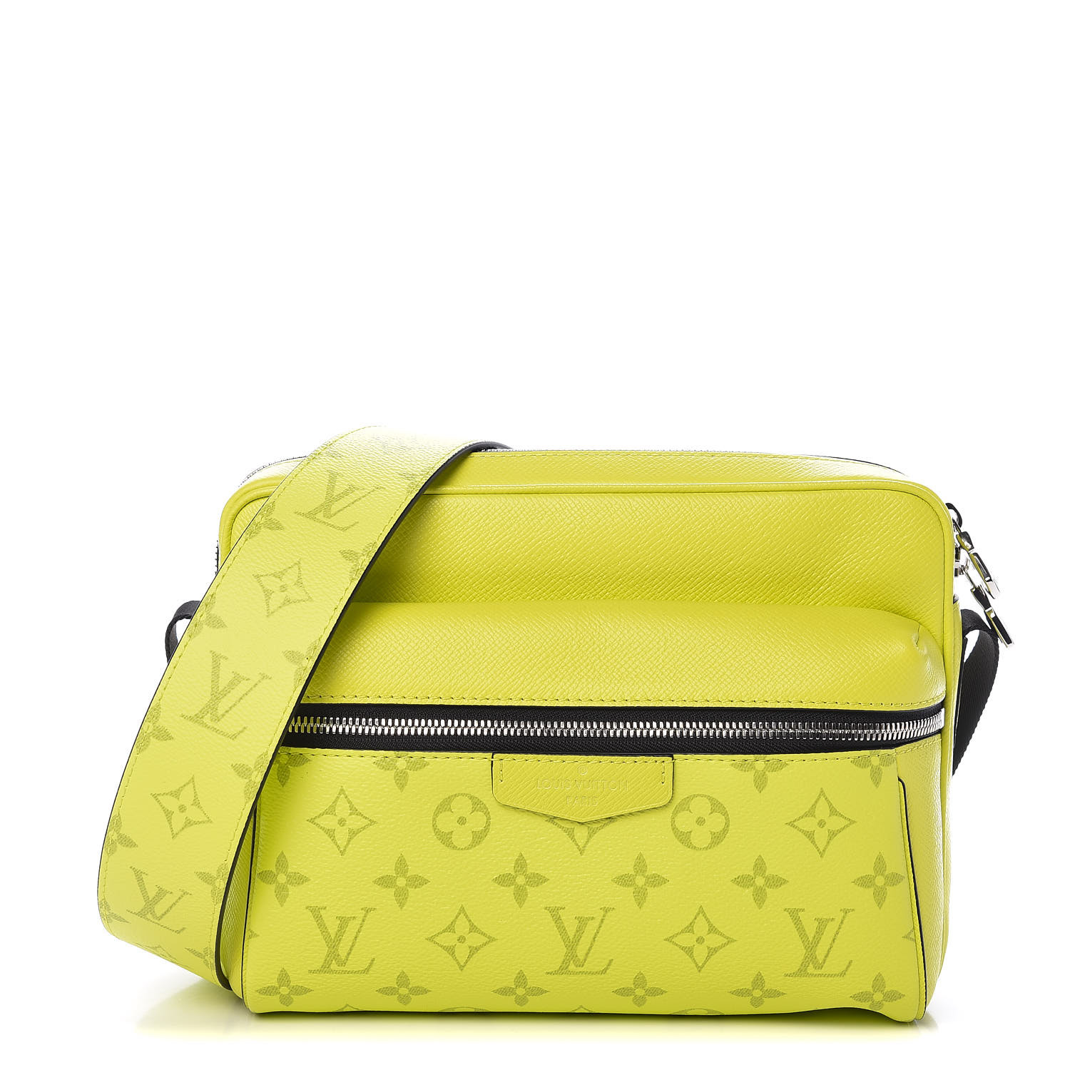 louis vuitton neon yellow bag