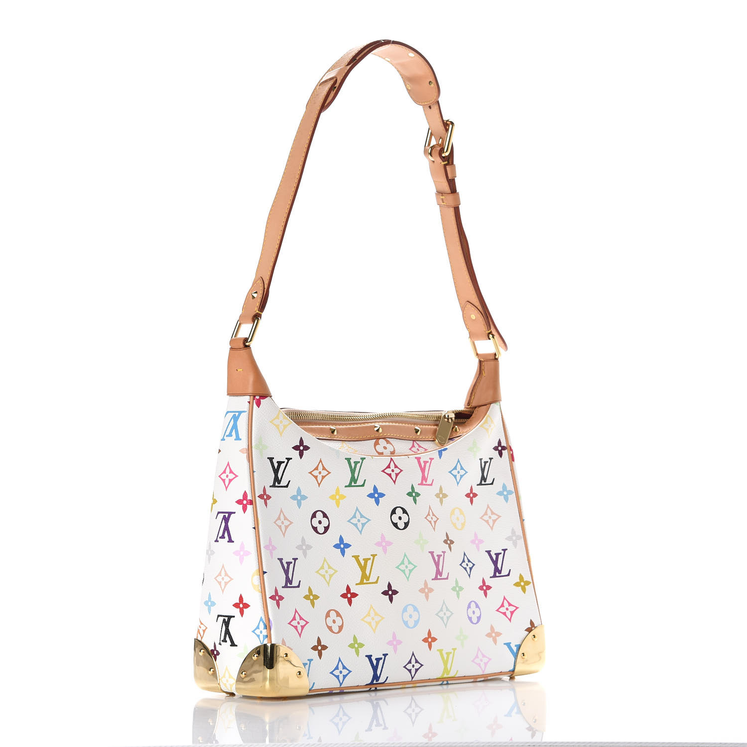 LOUIS VUITTON Monogram Multicolor Boulogne White 568814