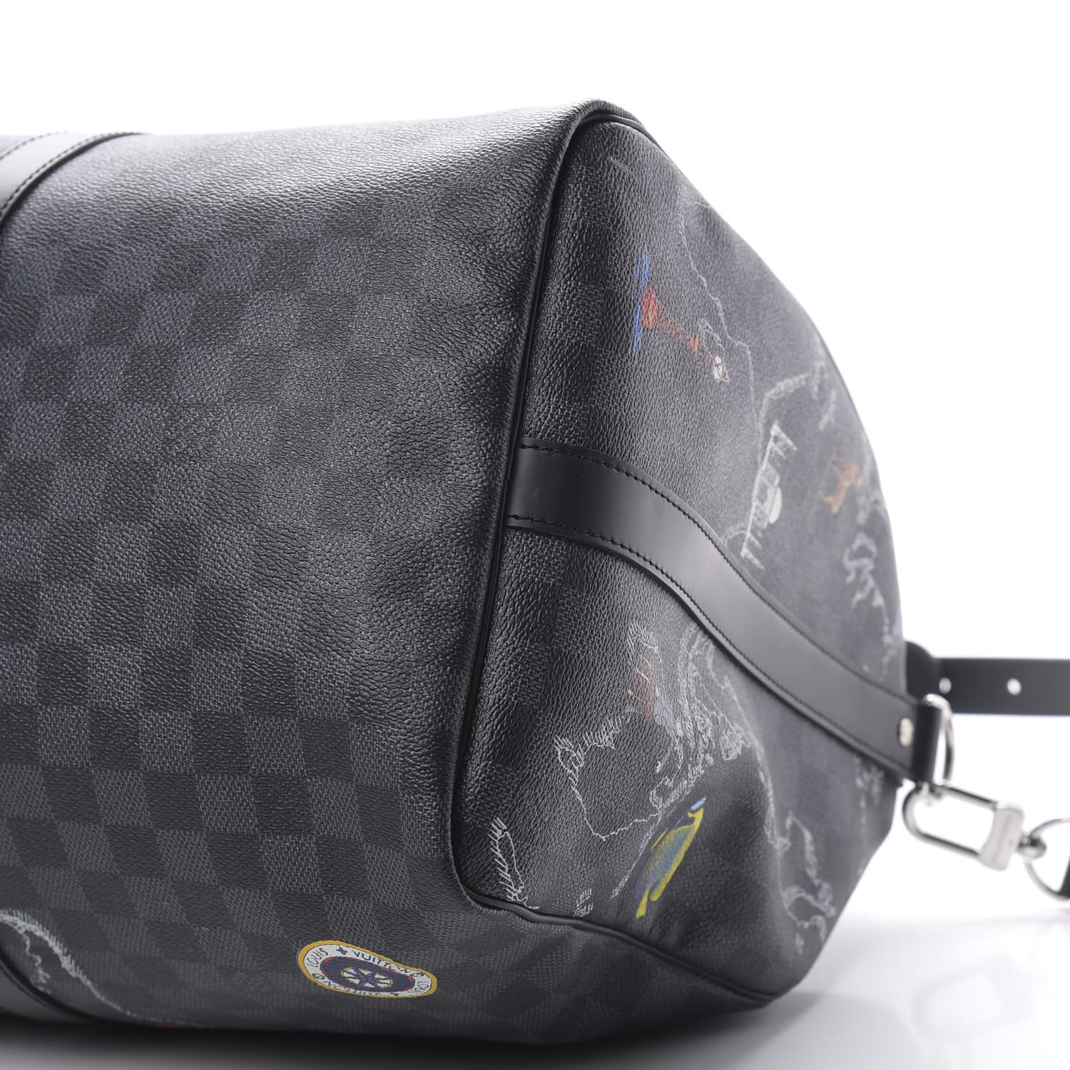 keepall 50 damier graphite