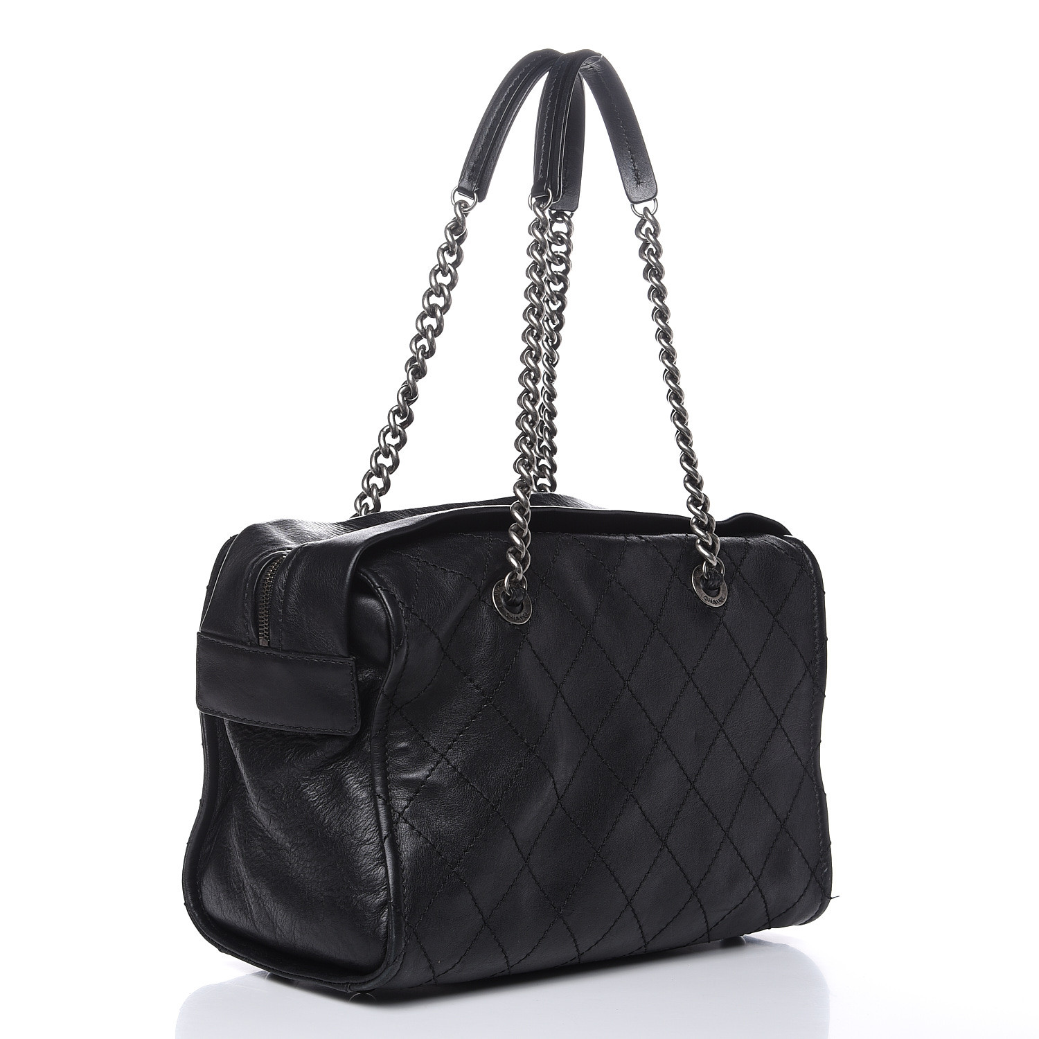 chanel bowling bag black